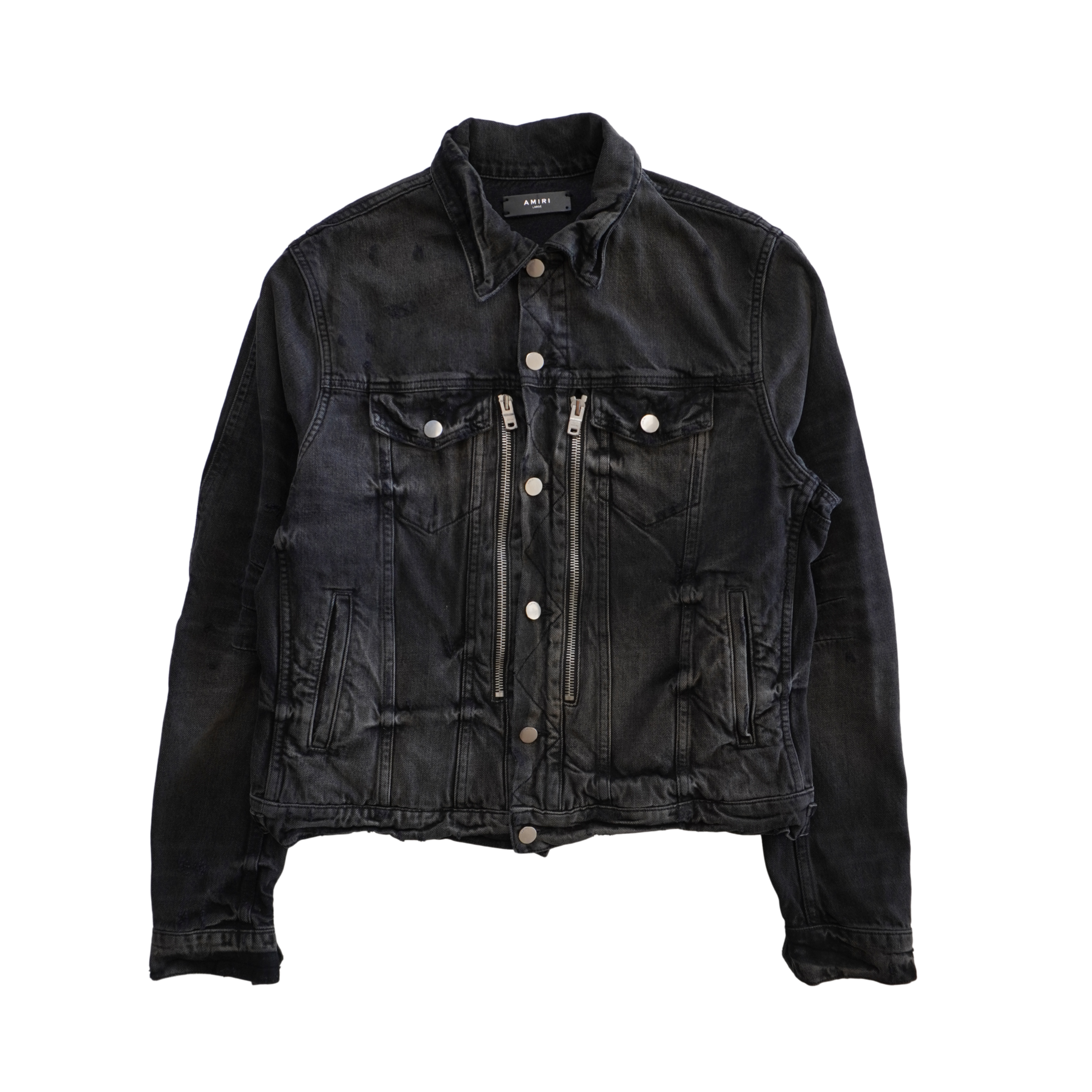 ? Amiri 'MX2 Trucker' Denim Jacket - Men's L