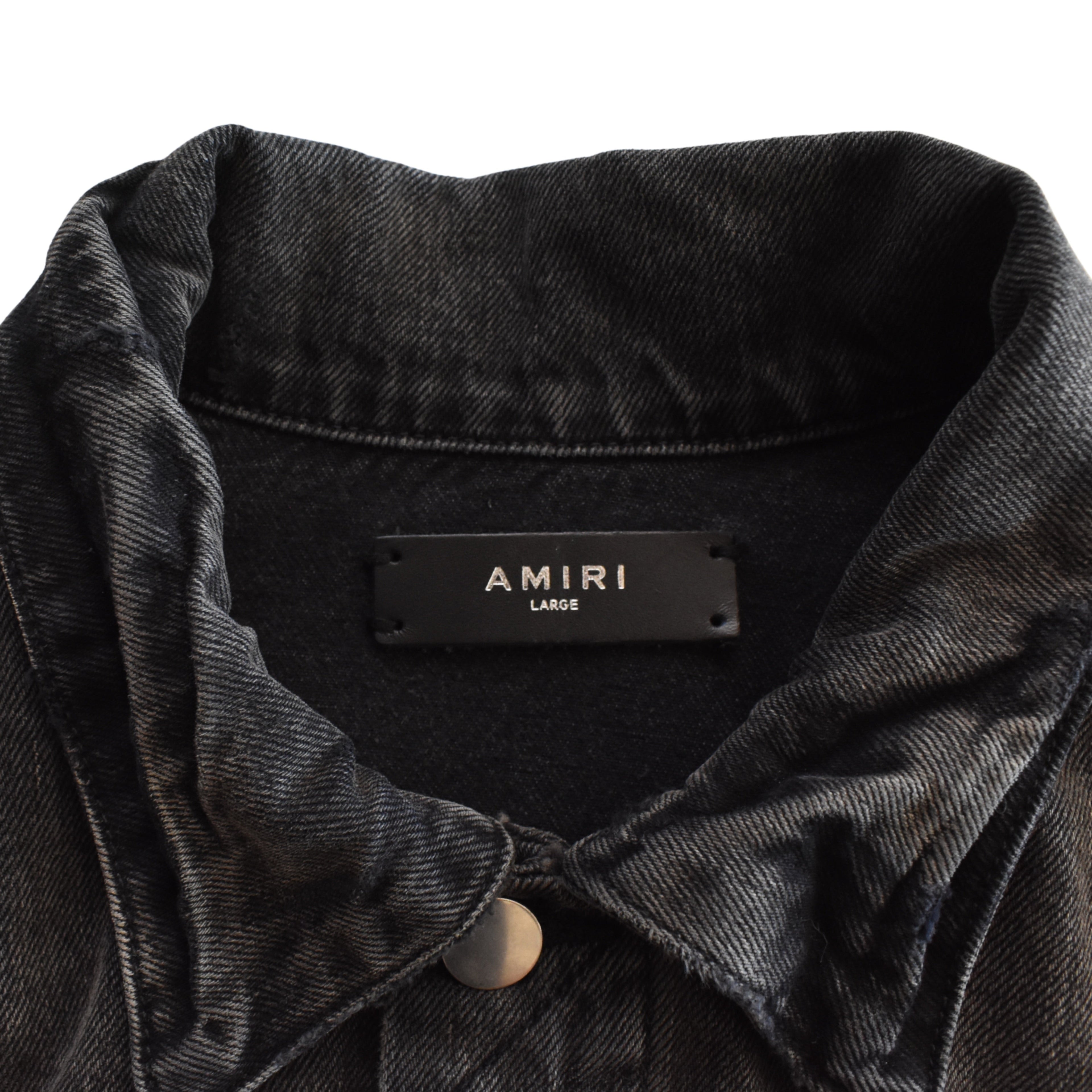 ? Amiri 'MX2 Trucker' Denim Jacket - Men's L