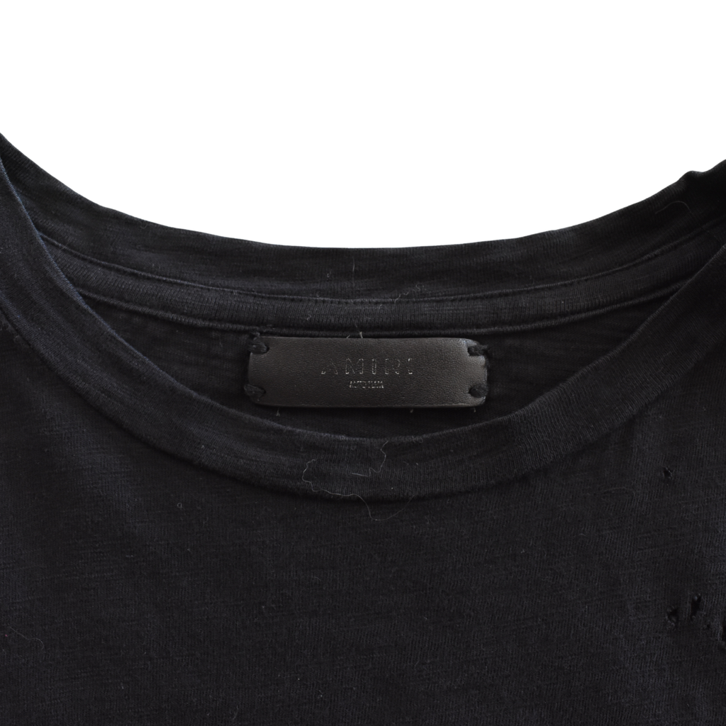 Amiri 'Shotgun' Distressed T-Shirt - Men's M