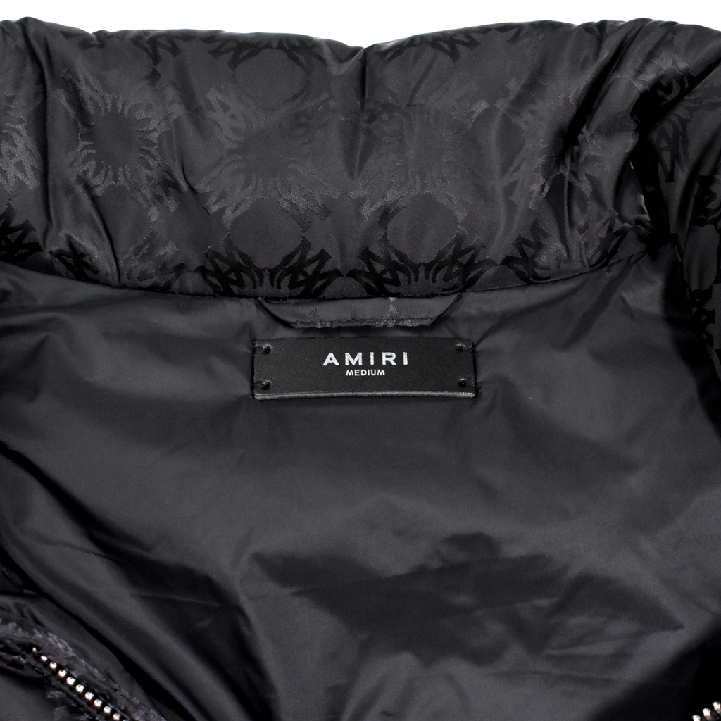 Amiri 'MA Quad Jacquard' Puffer Jacket - Men's M