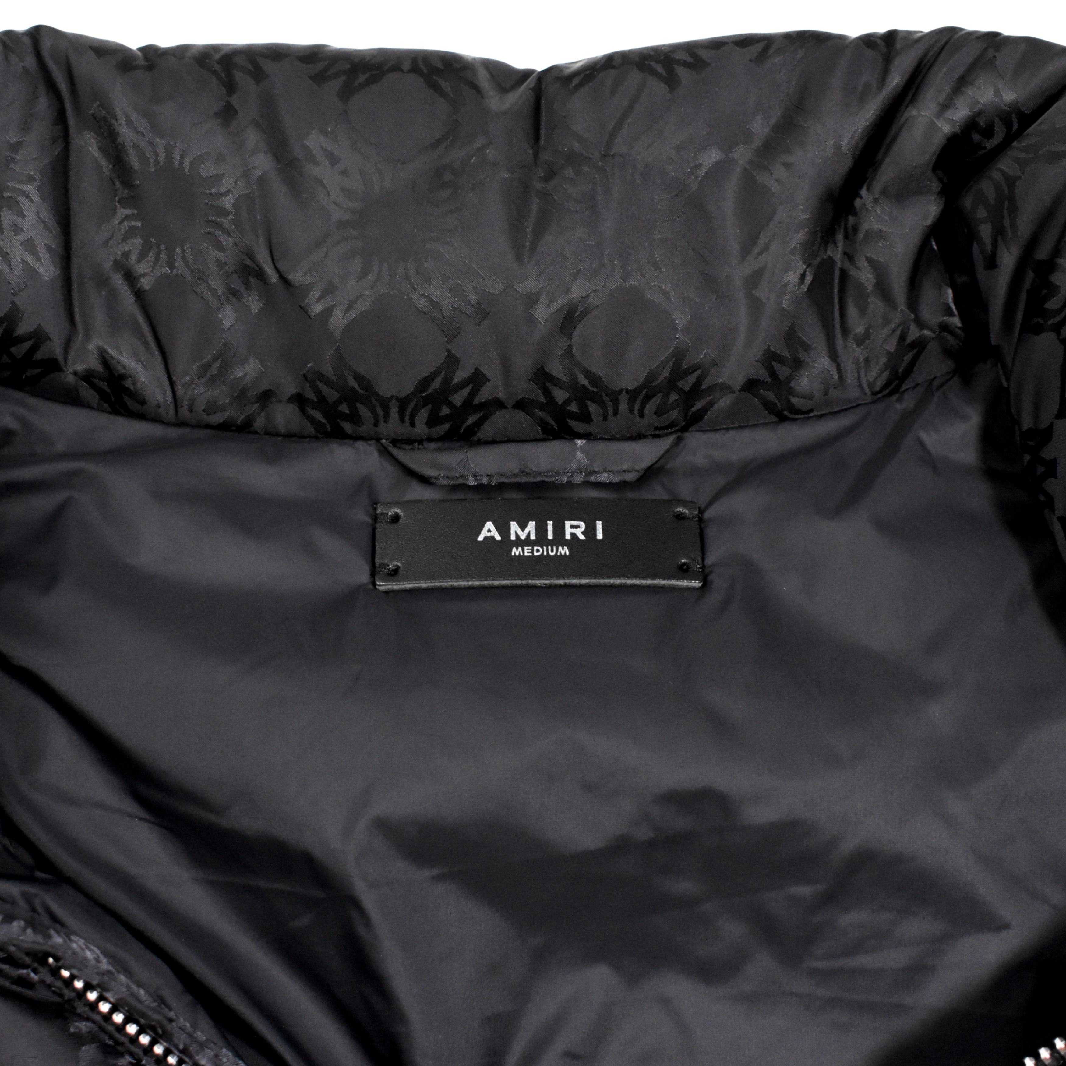 Amiri 'MA Quad Jacquard' Puffer Jacket - Men's M