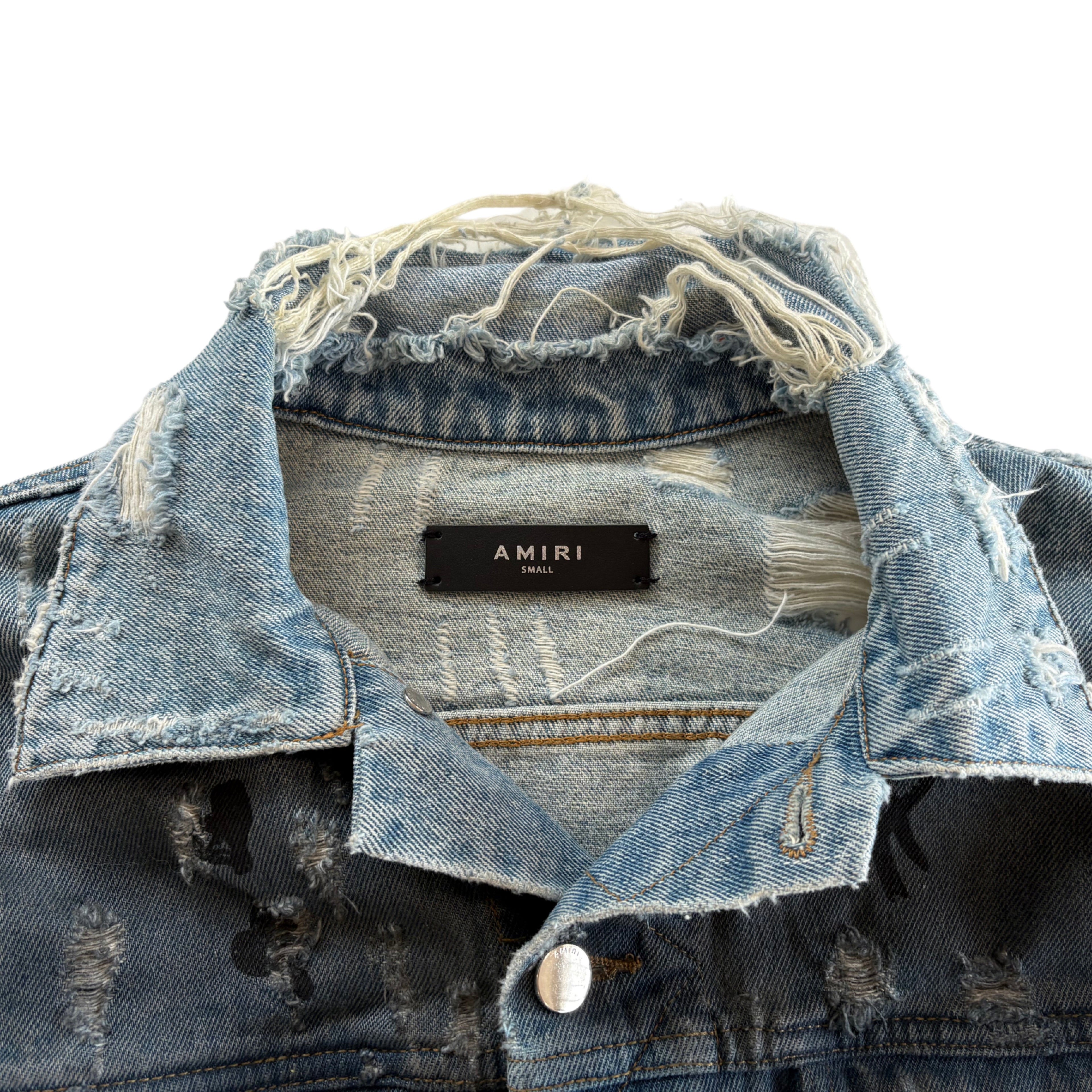 Amiri 'Palm Tree' Denim Jacket - Men's S