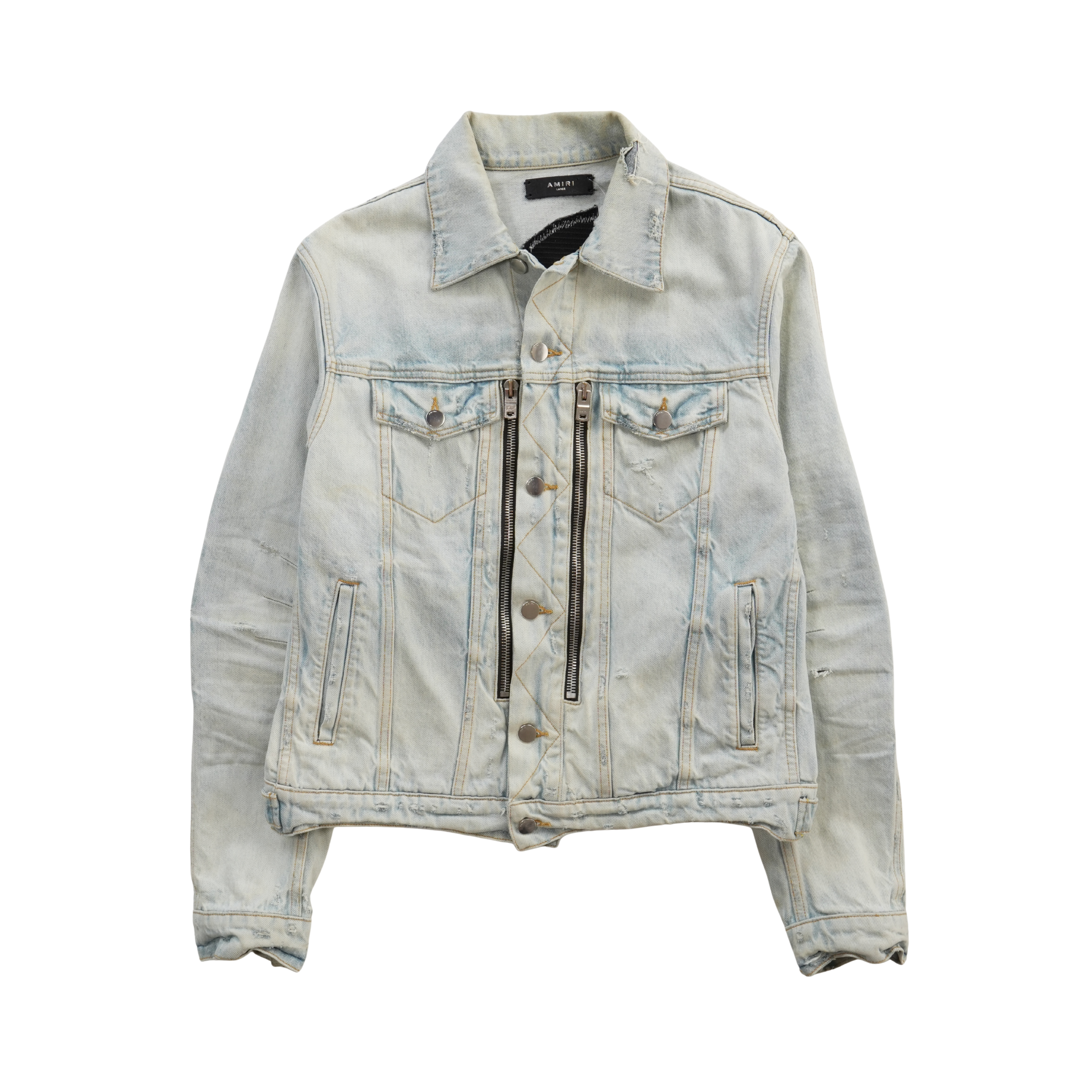 Amiri 'Bandana 'MX2' Trucker Jacket - Men's L