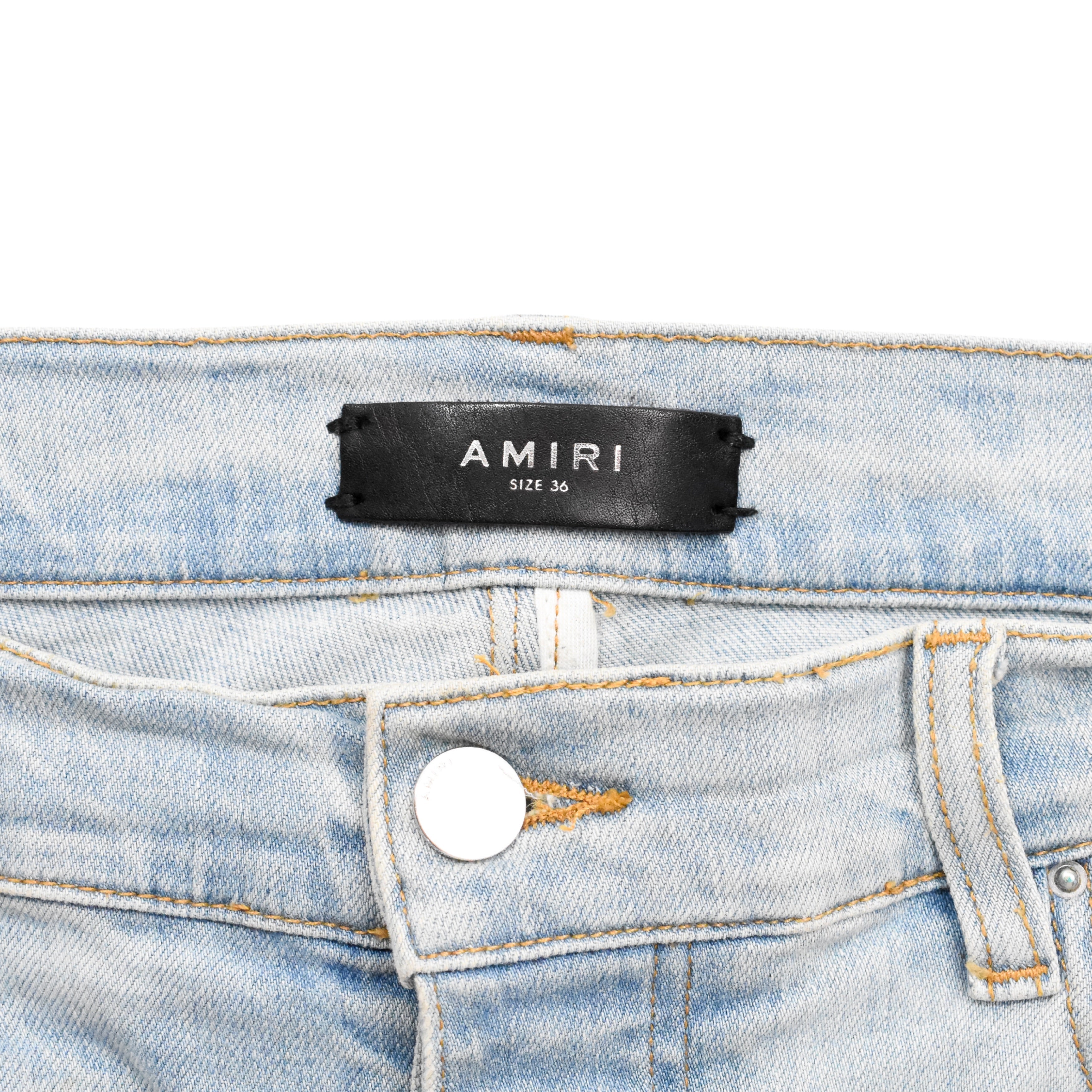 Amiri Distressed Slim-Fit Jeans - Men's 36