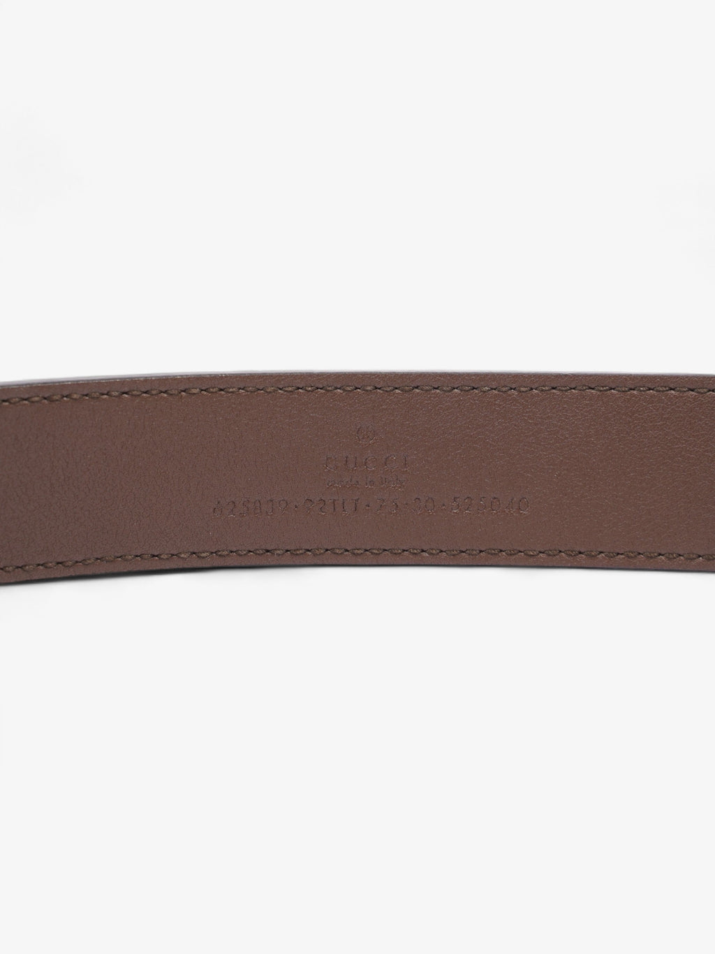 Gucci GG Marmont Thin Belt GG Supreme / Brown Leather 75cm / 30"