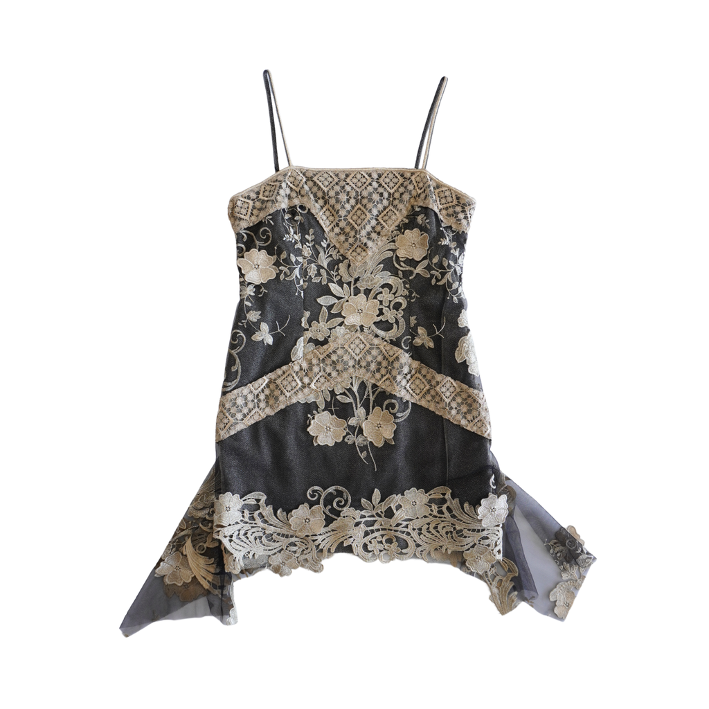 Anna Sui Lace Mini Dress - Women's 8
