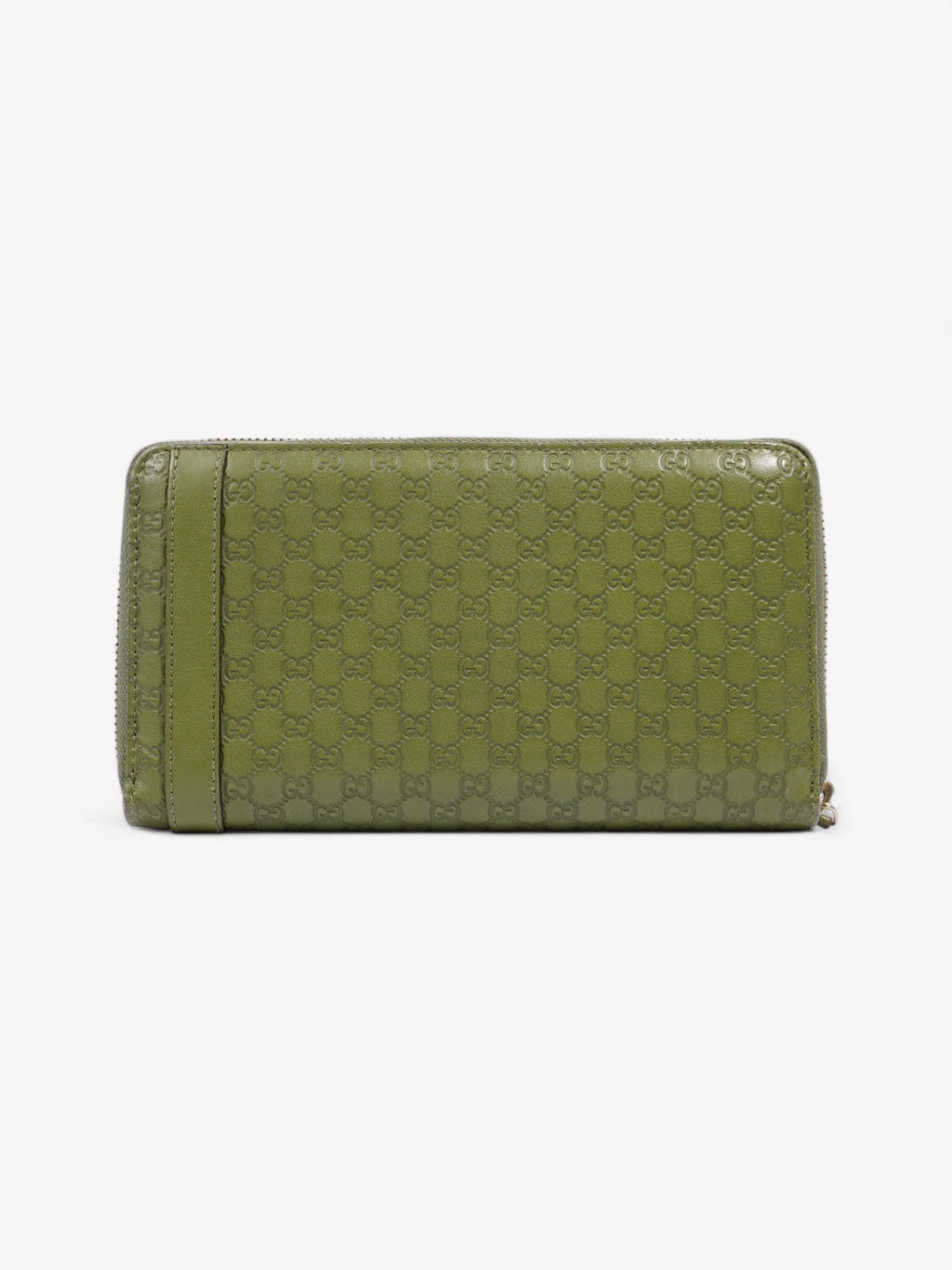 Gucci Microguccissima Continental Wallet Green Embossed Leather