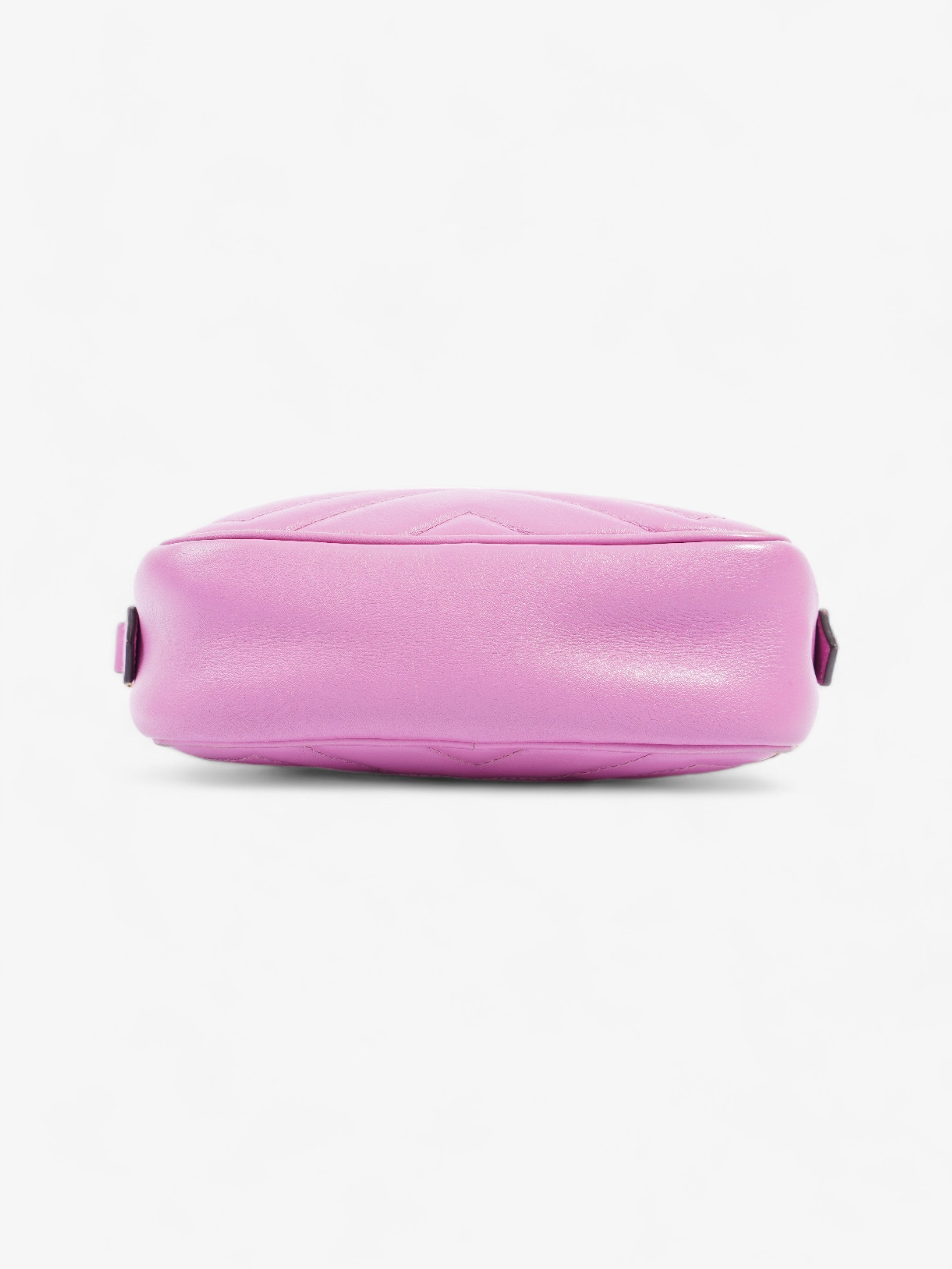 Gucci Marmont Zip Pink Matelasse Leather Mini