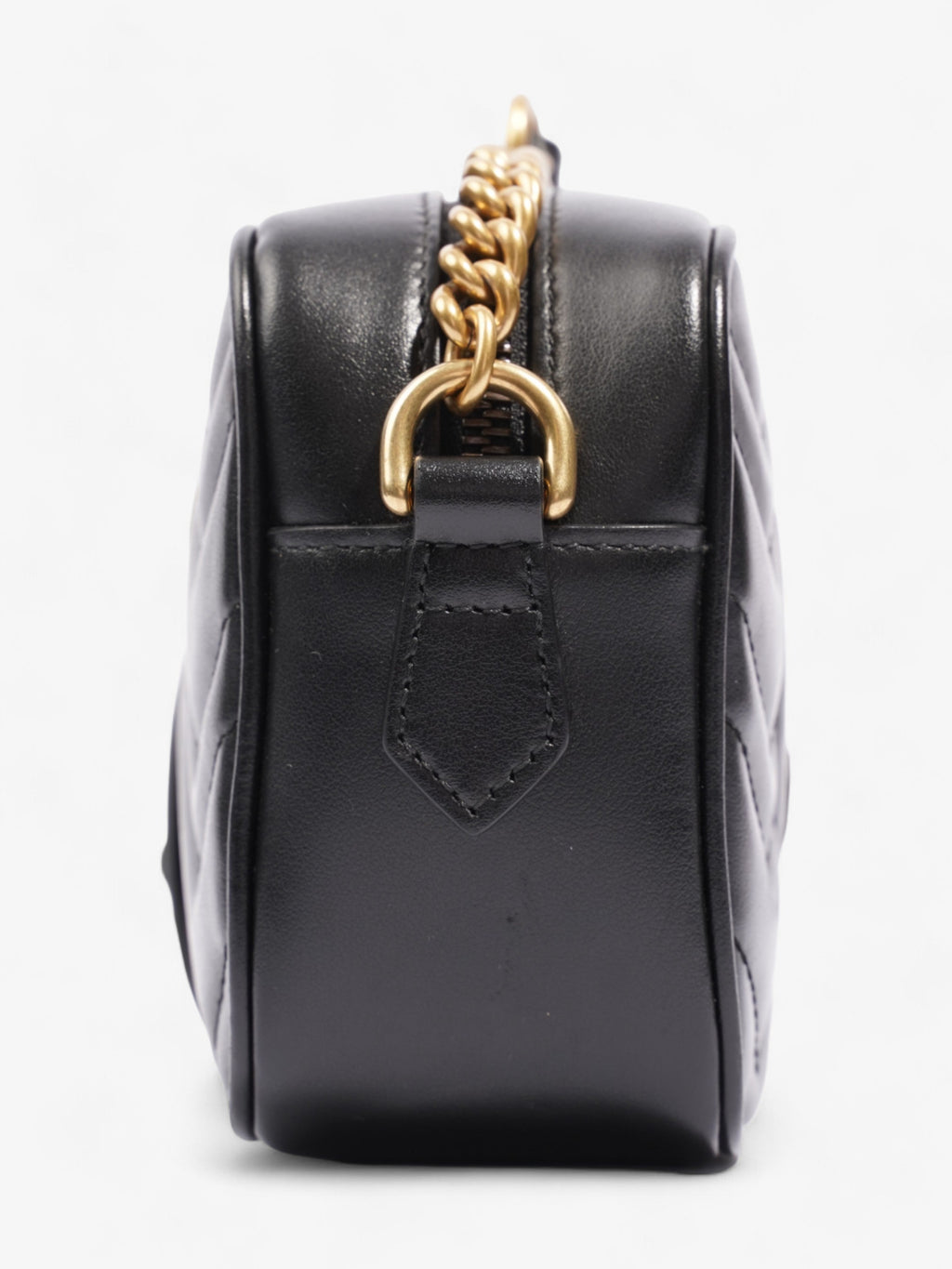 Gucci GG Marmont Black Matelasse Leather Mini