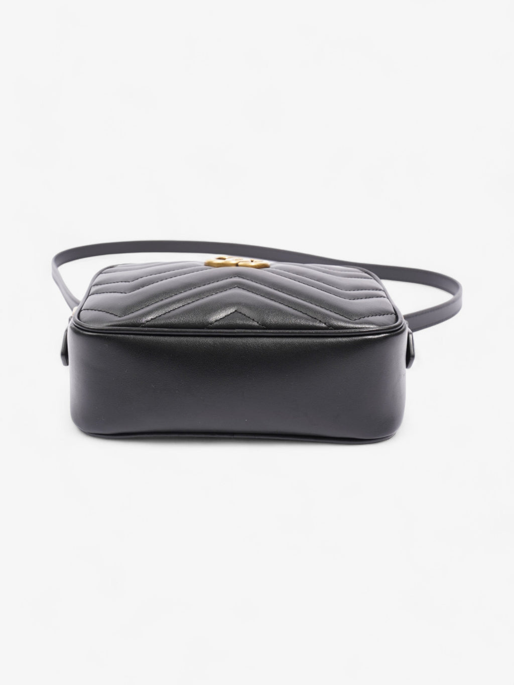 Gucci GG Marmont Black Matelasse Leather Mini