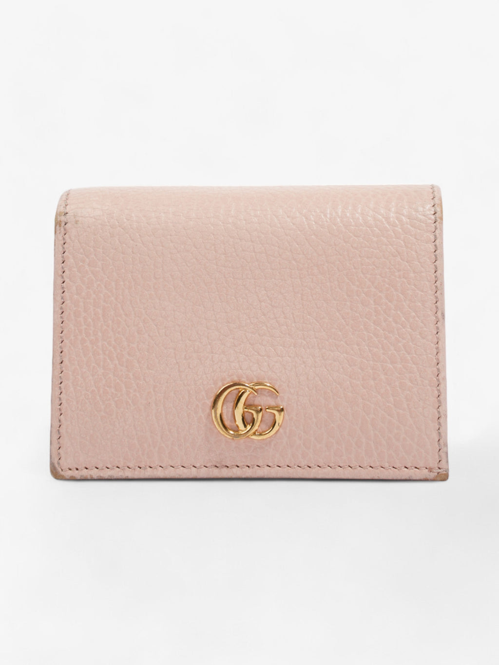Gucci GG Marmont Compact Wallet Light Pink Leather