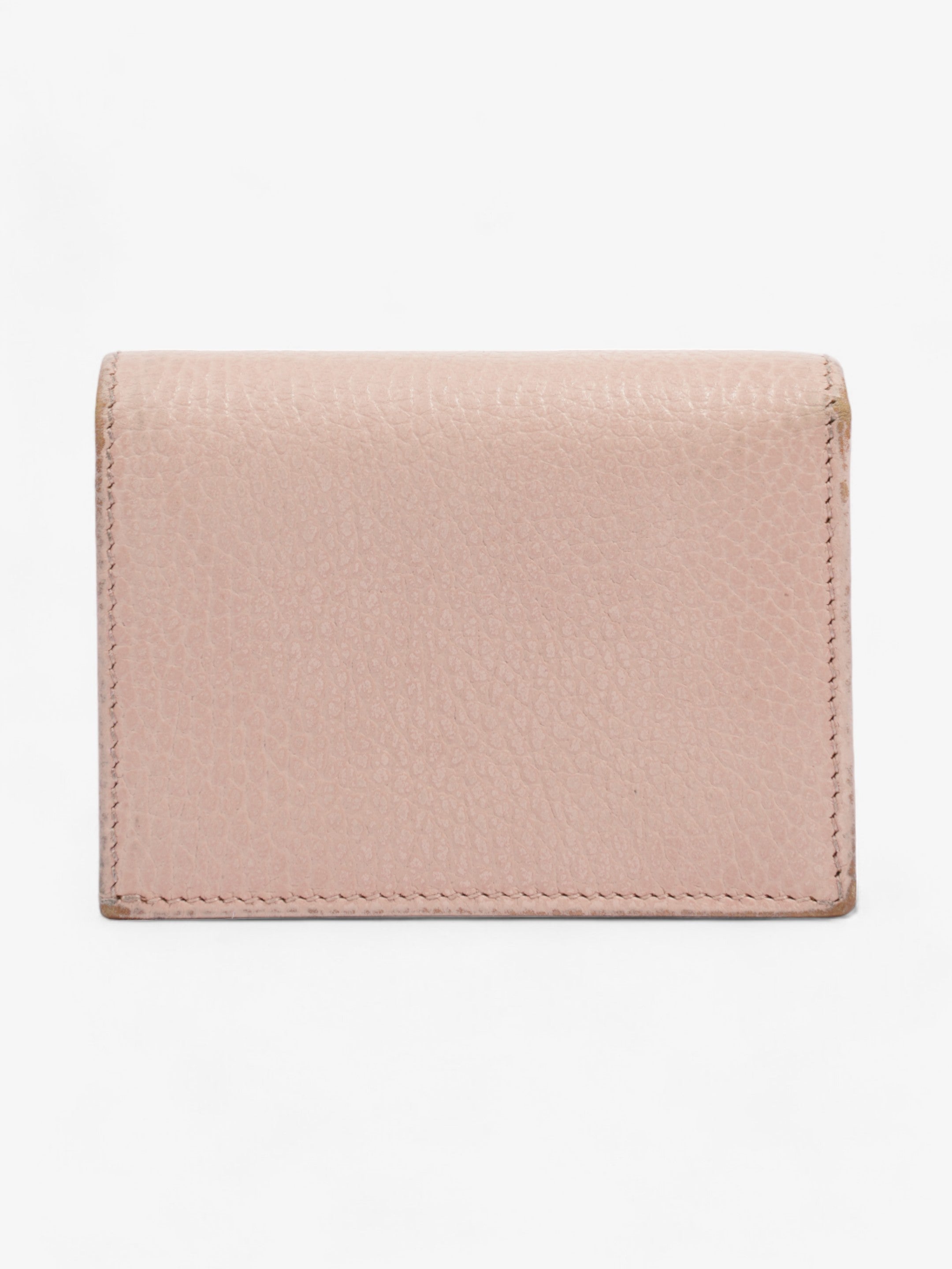 Gucci GG Marmont Compact Wallet Light Pink Leather
