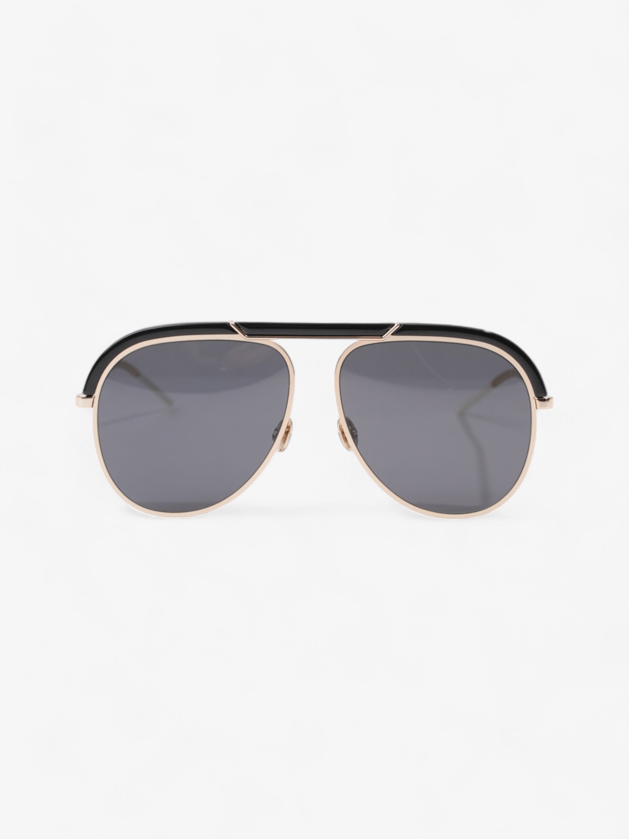 Christian Dior DiorDesertic Sunglasses Black / Gold Acetate 145mm
