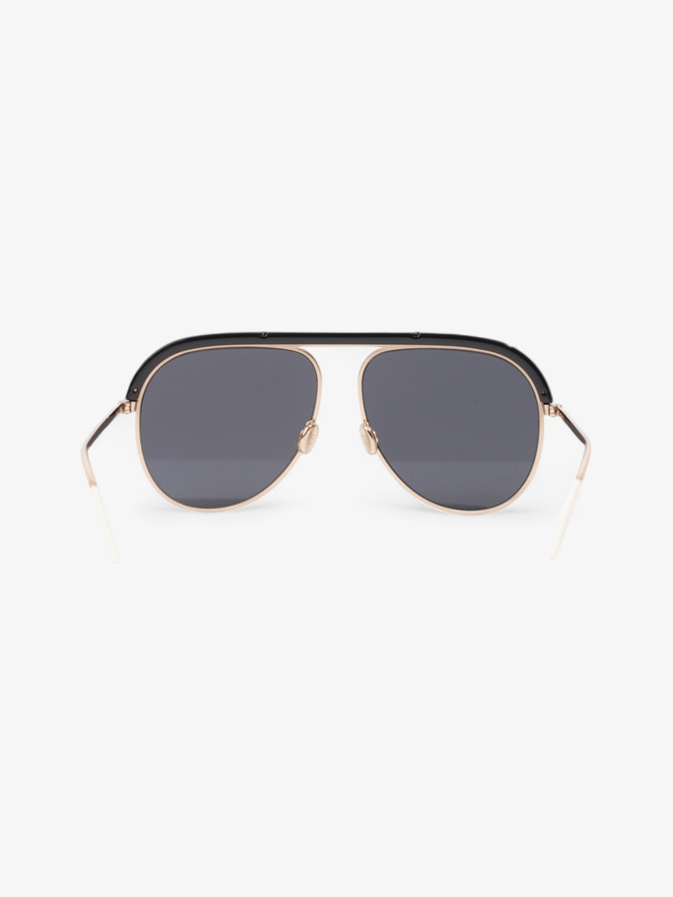 Christian Dior DiorDesertic Sunglasses Black / Gold Acetate 145mm