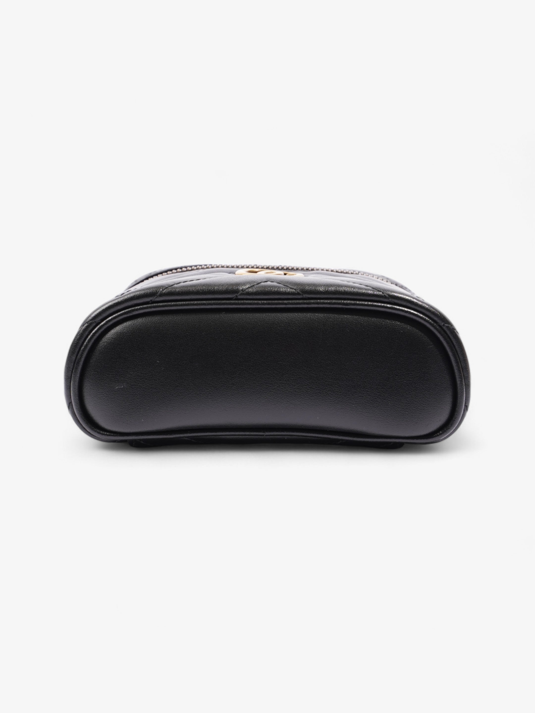 Gucci GG Marmont Vanity Black Matelasse Leather Mini