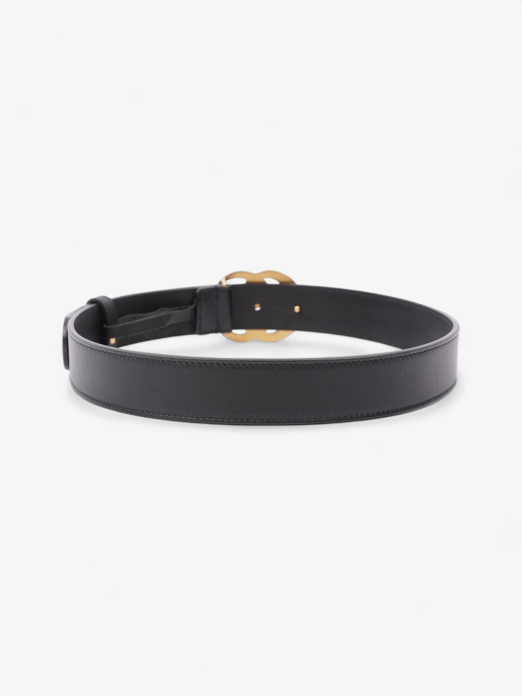 Gucci GG Marmont Thin Belt Black Leather 70cm 28"
