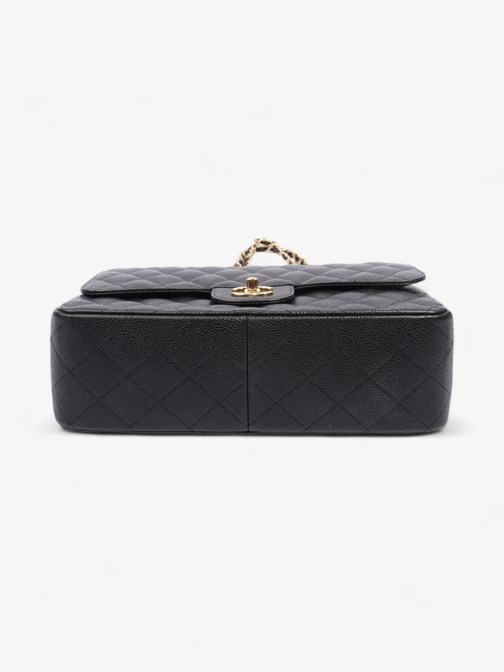 Chanel Classic Double Flap Black Caviar Leather Jumbo