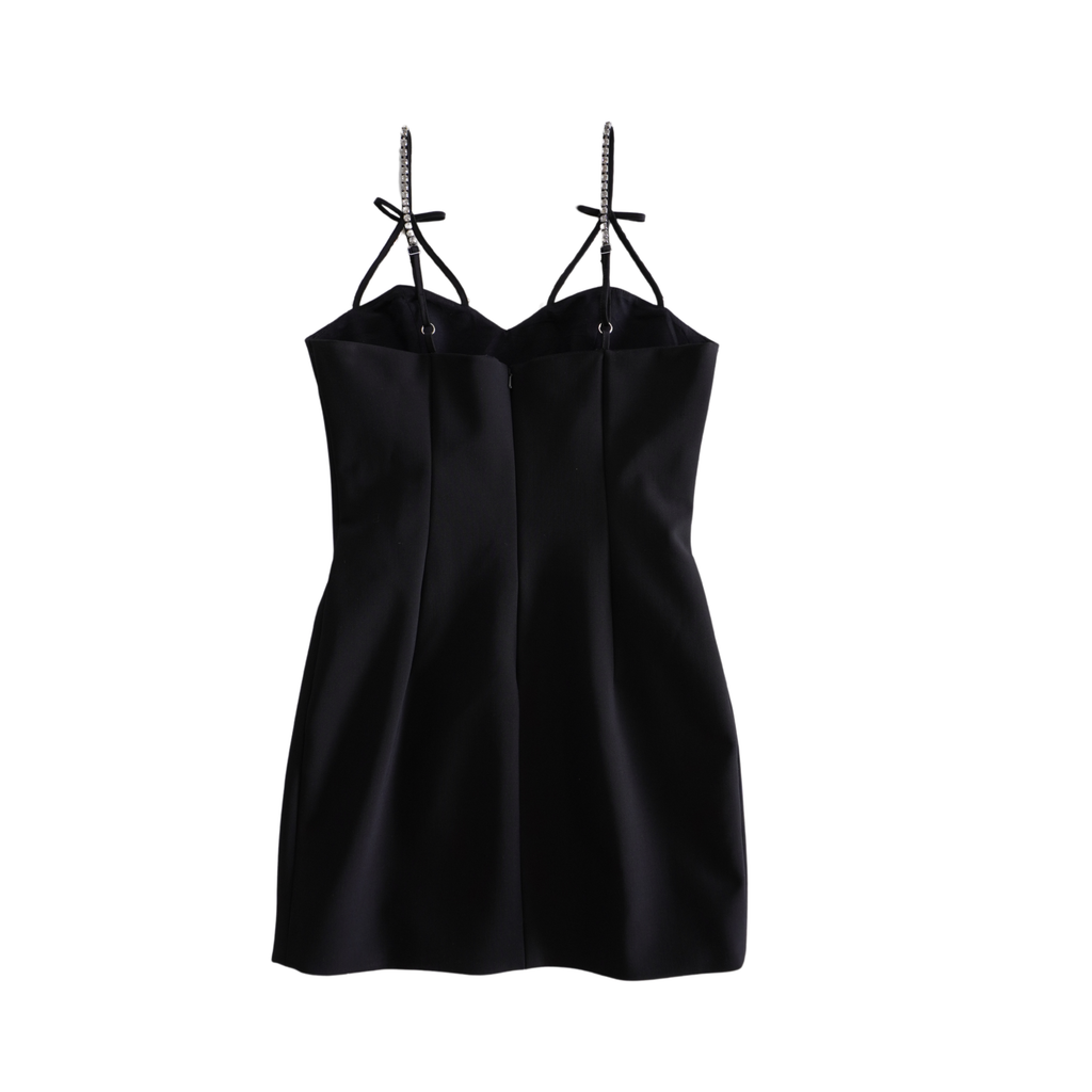 Area 'Crystal Bow Strap' Dress - Women's 6
