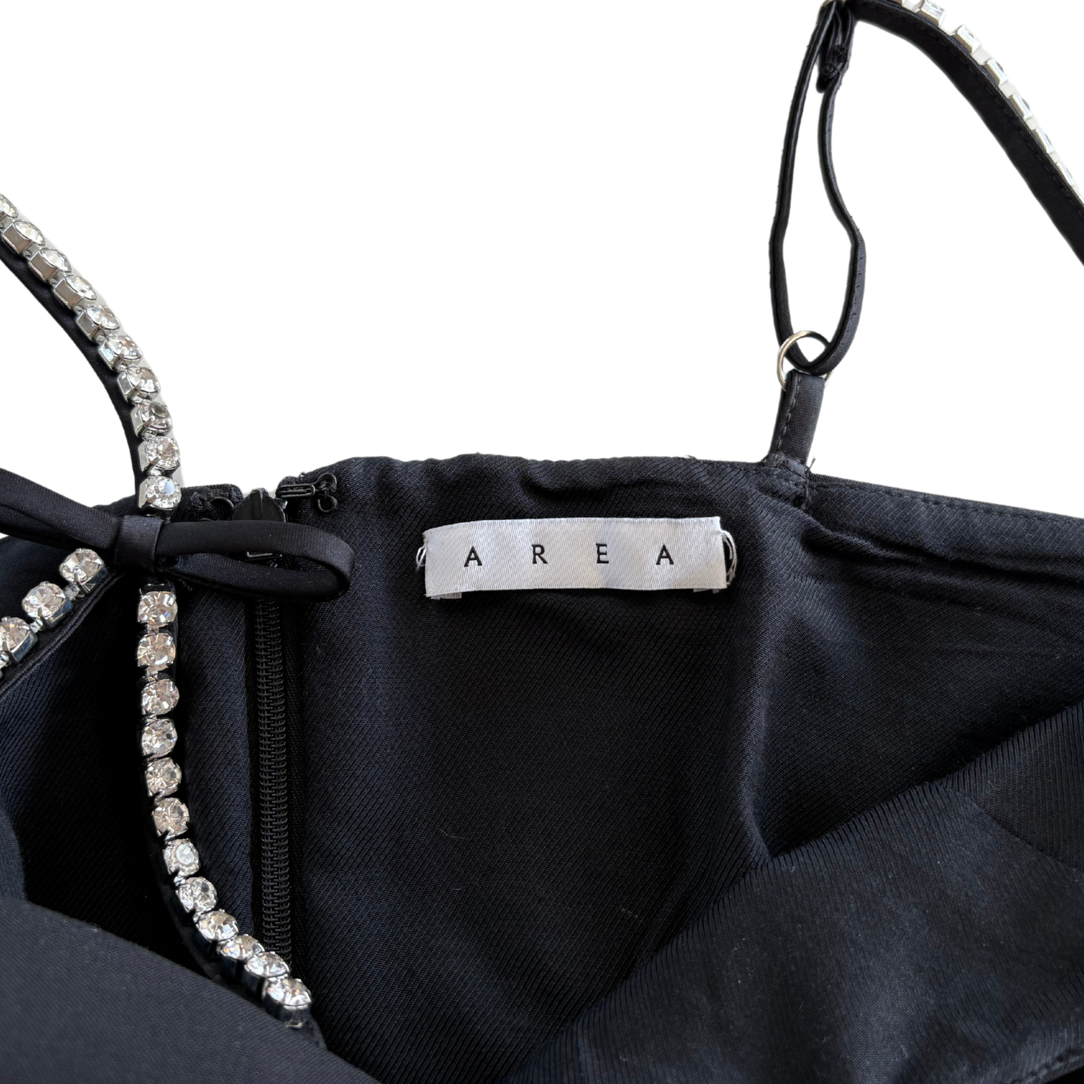 Area 'Crystal Bow Strap' Dress - Women's 6