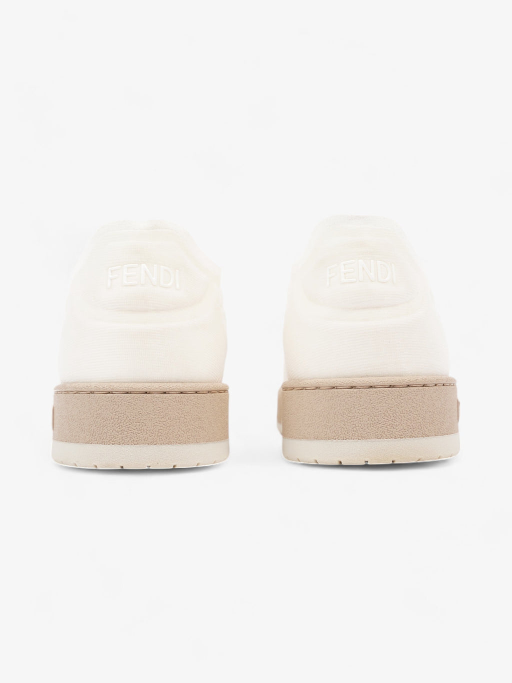 Fendi Low Top Sneaker White Mesh EU 38.5 UK 5.5