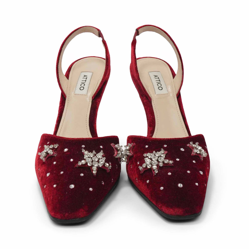 The Attico Crystal Pumps - Women's 40