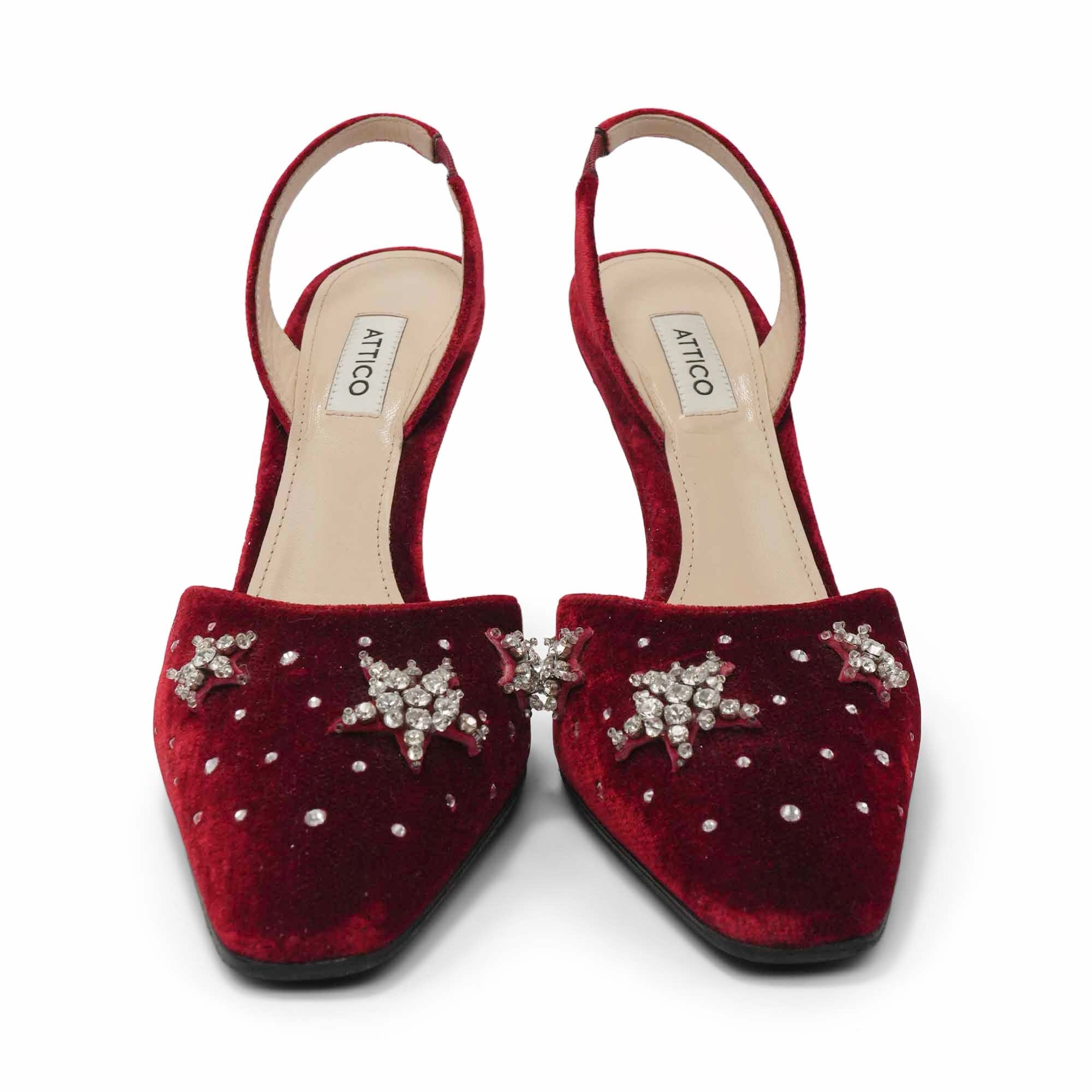 The Attico Crystal Pumps - Women's 40