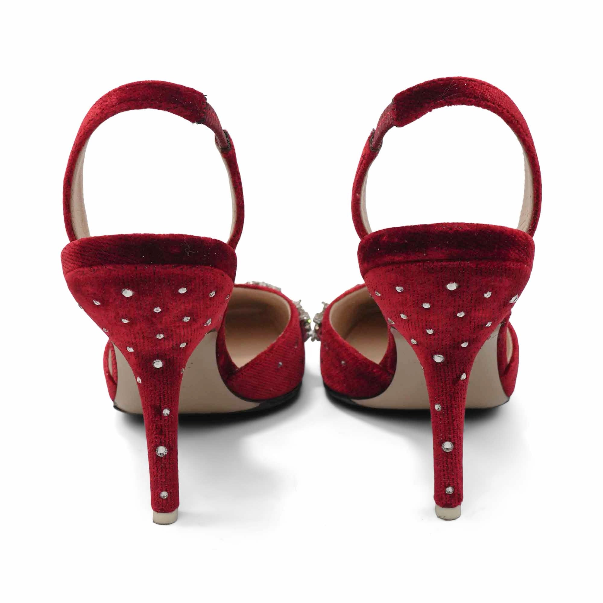 The Attico Crystal Pumps - Women's 40