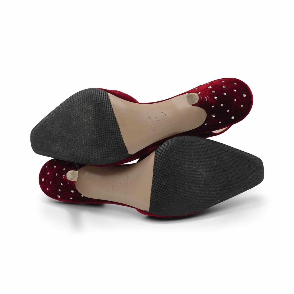 The Attico Crystal Pumps - Women's 40