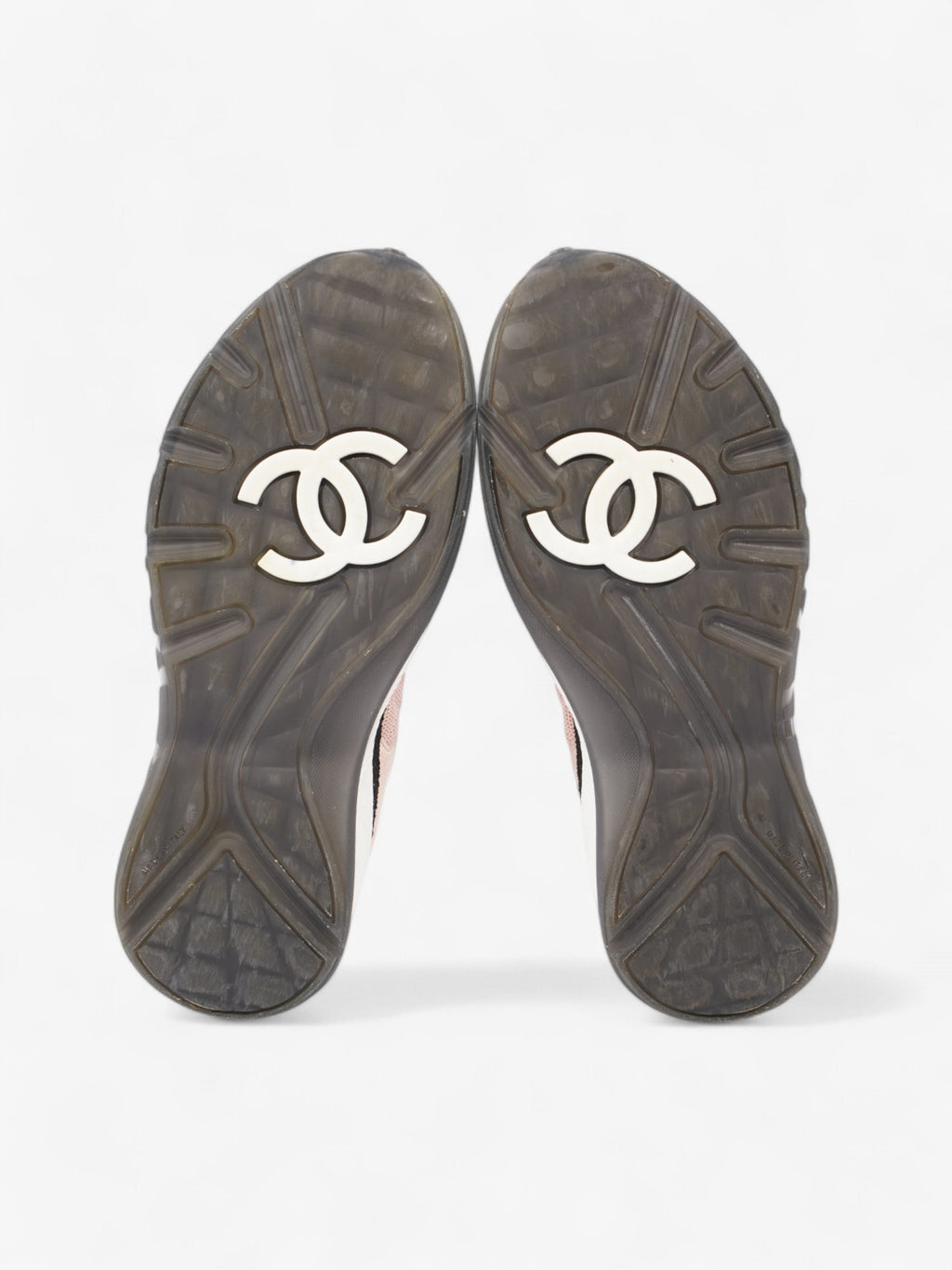 Chanel CC Sneakers Pink / Black Mesh EU 39 UK 6