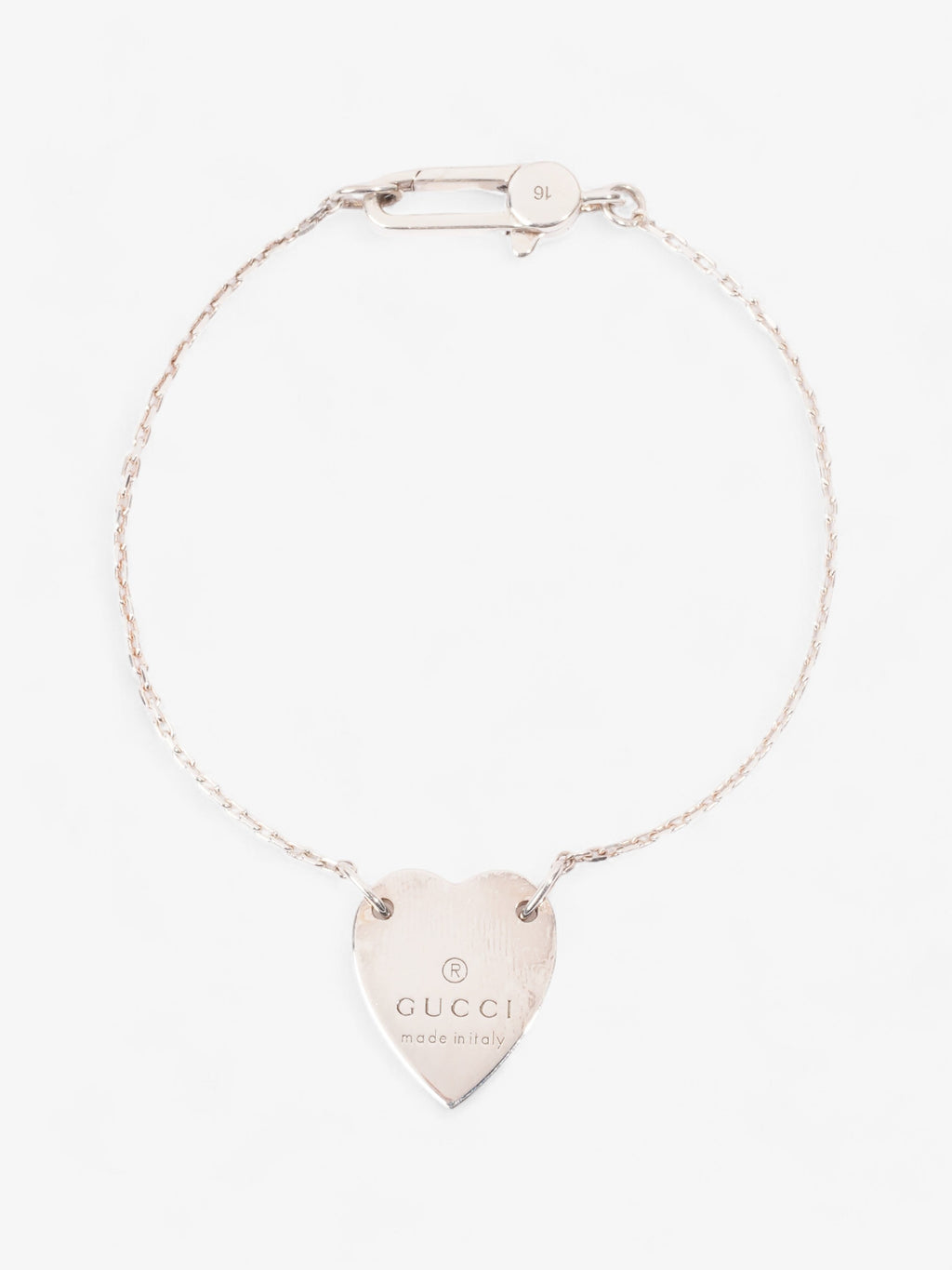 Gucci Trademark Bracelet Silver Silver Sterling