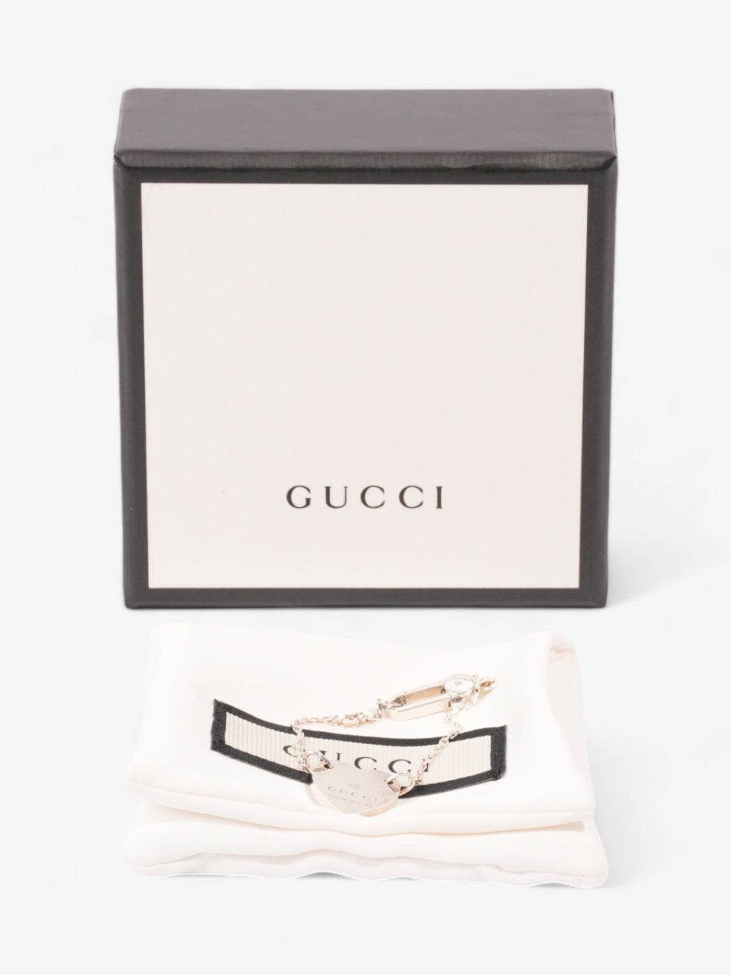 Gucci Trademark Bracelet Silver Silver Sterling