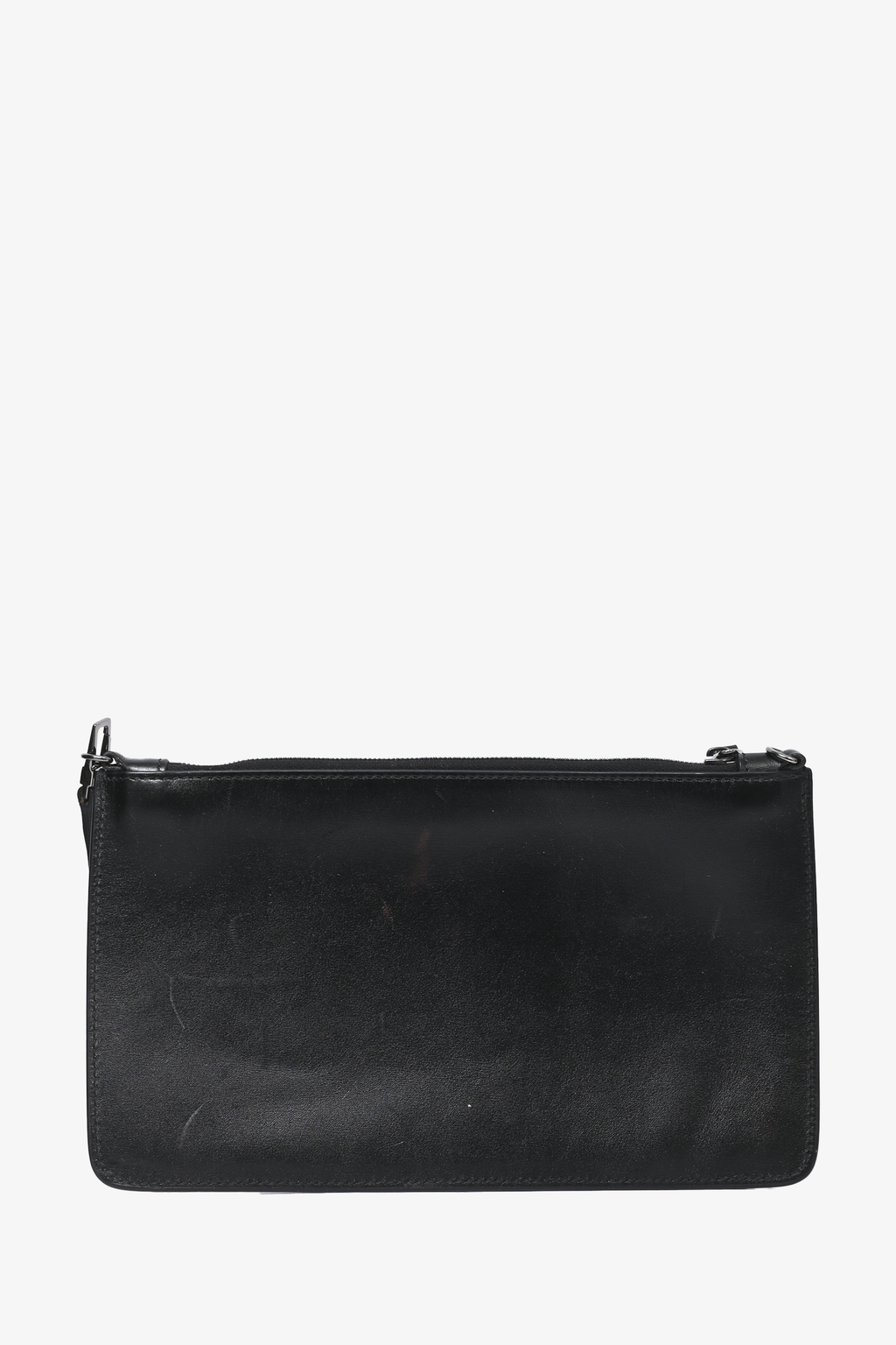 Alaïa Paris Black Leather Laser Cut Tote with Pouch