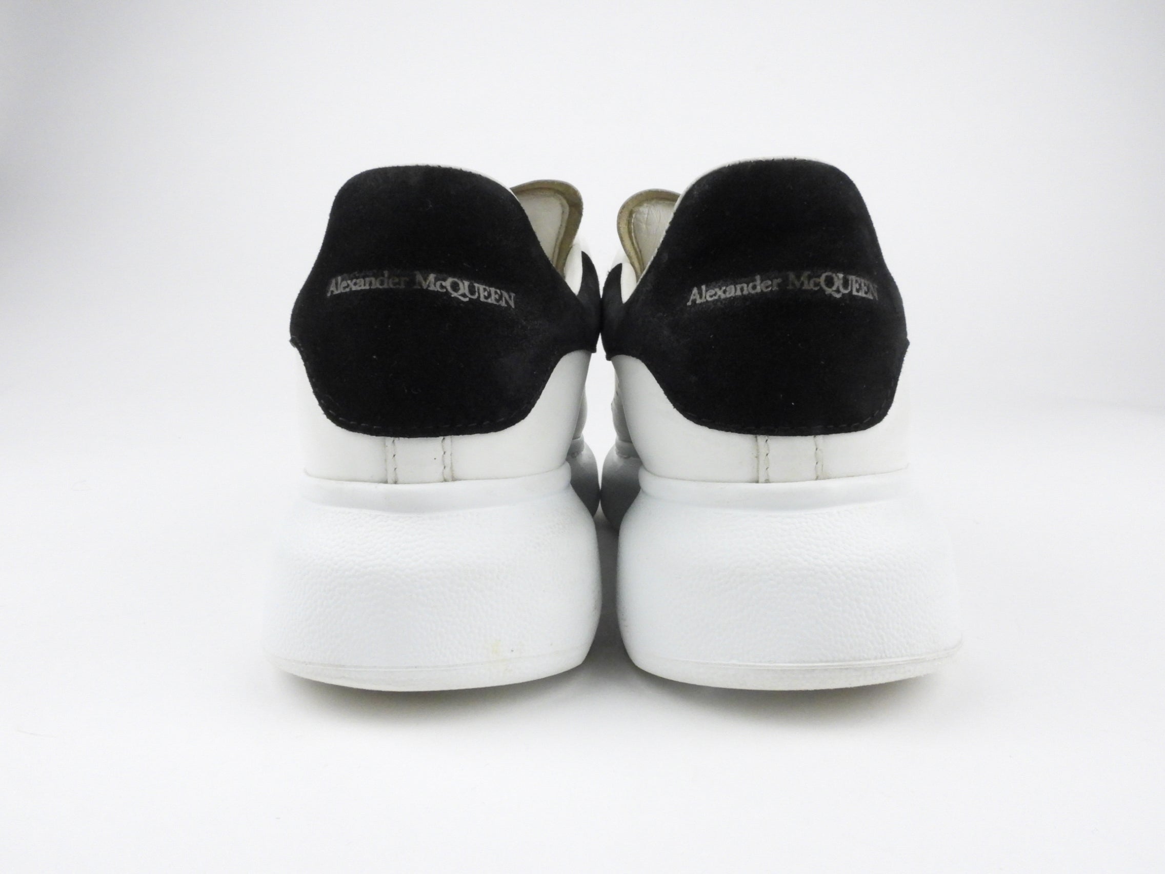 Alexander McQueen White Calf Leather Sneakers - 37.5