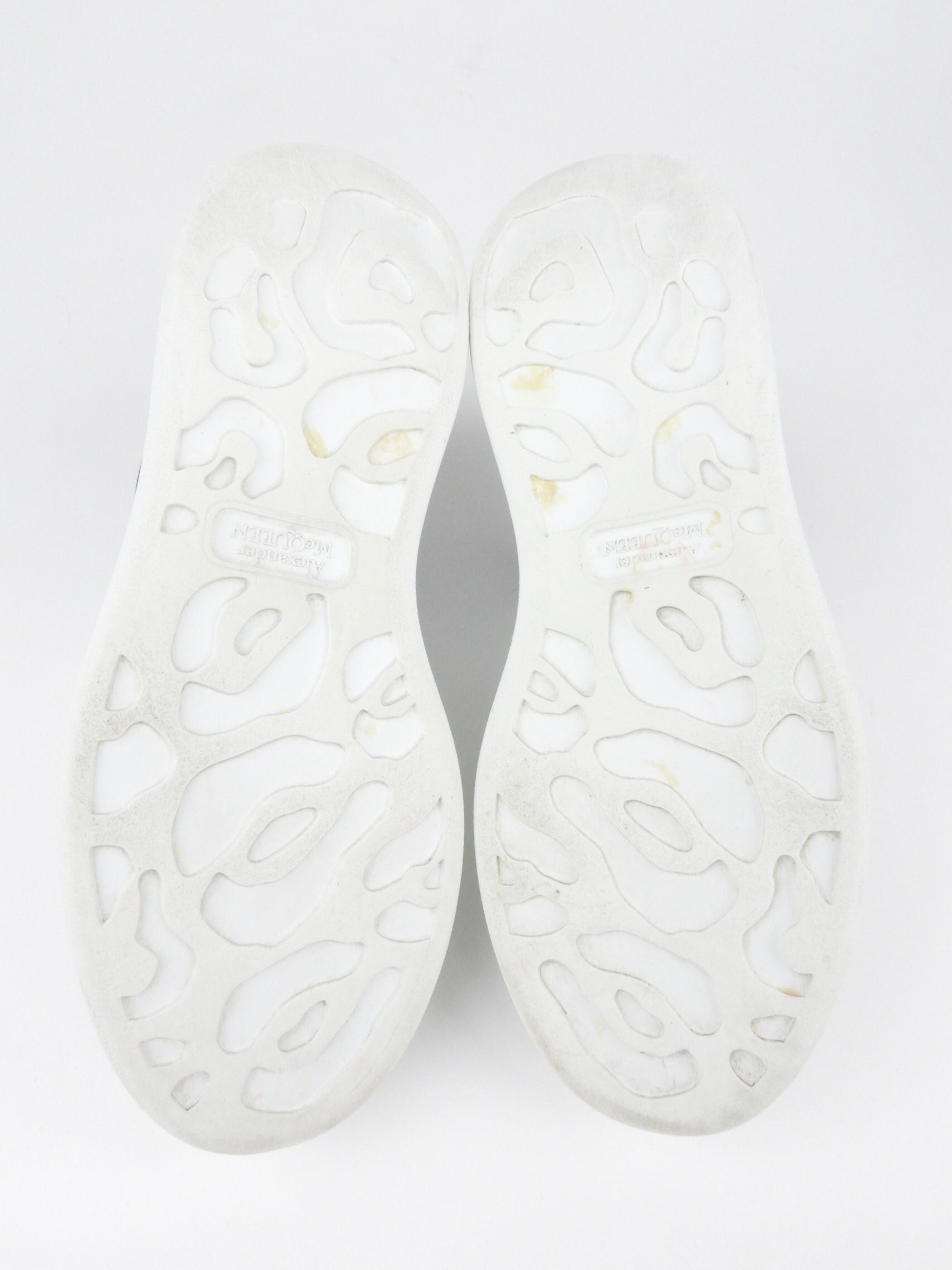 Alexander McQueen White Calf Leather Sneakers - 37.5