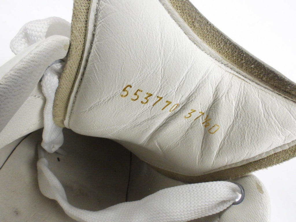 Alexander McQueen White Calf Leather Sneakers - 37.5
