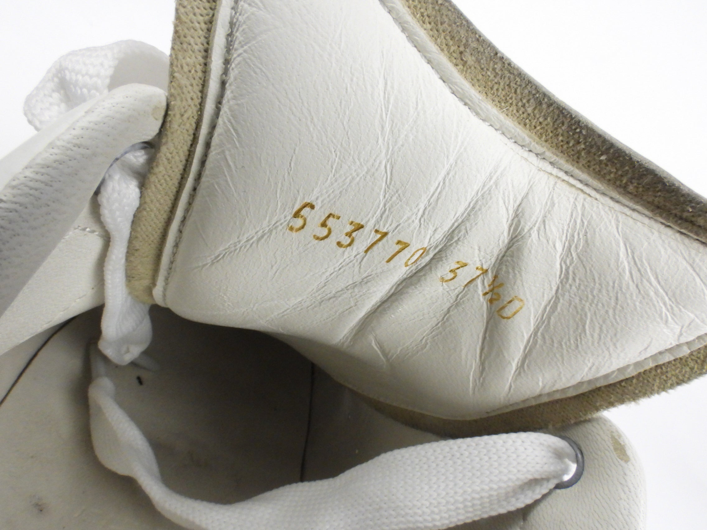 Alexander McQueen White Calf Leather Sneakers - 37.5