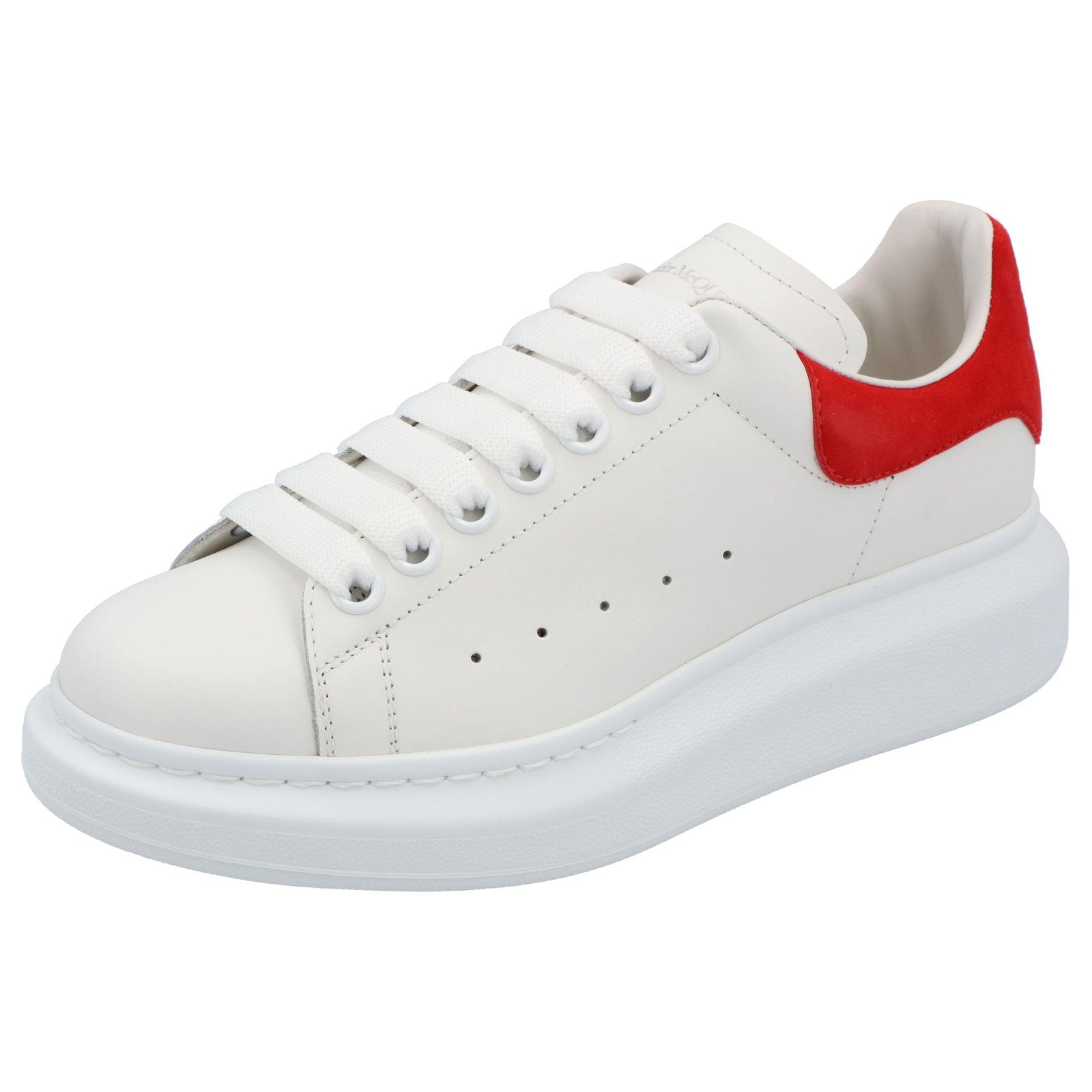 ALEXANDER MCQUEEN CALFSKIN LEATHER OVERSIZED SNEAKERS