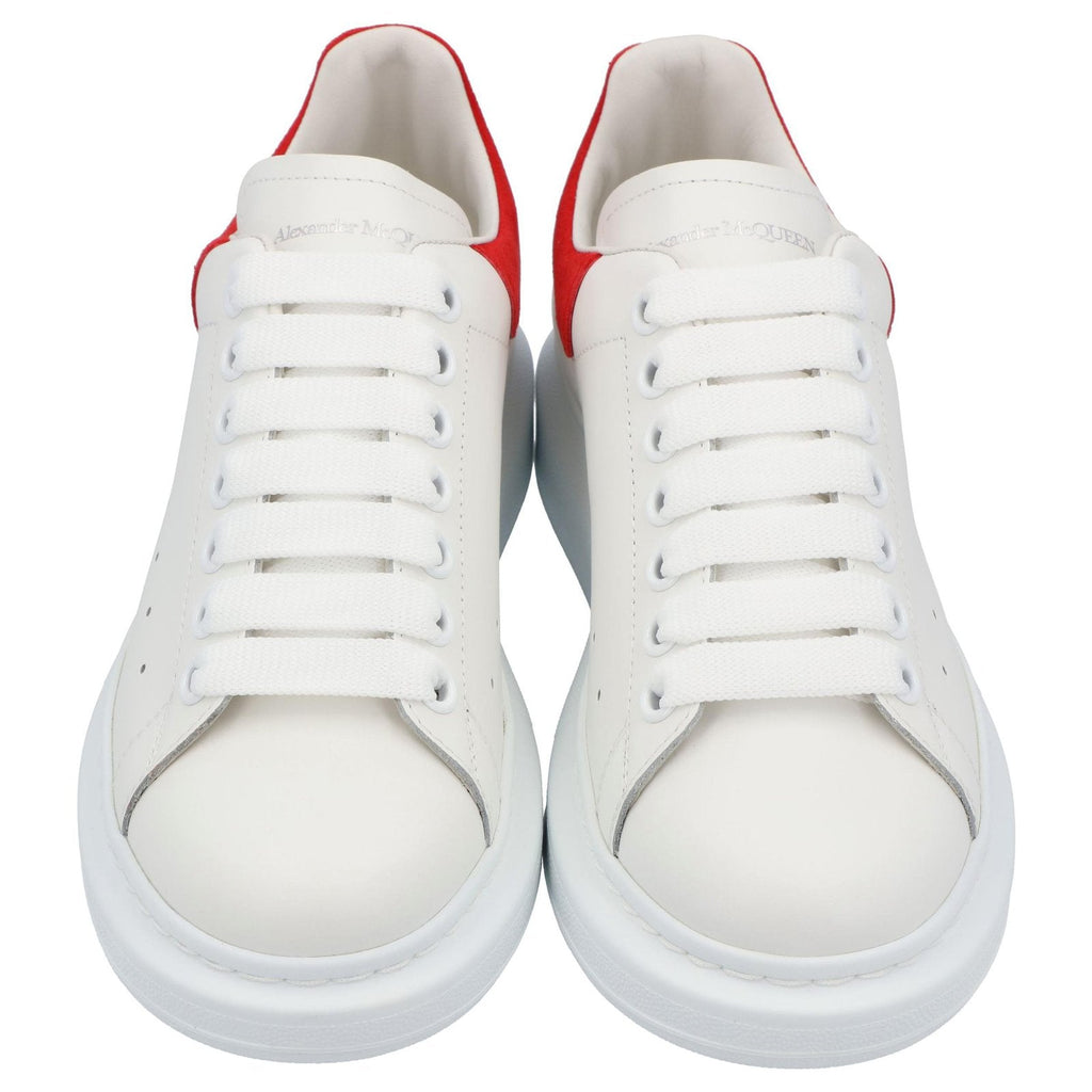 ALEXANDER MCQUEEN CALFSKIN LEATHER OVERSIZED SNEAKERS