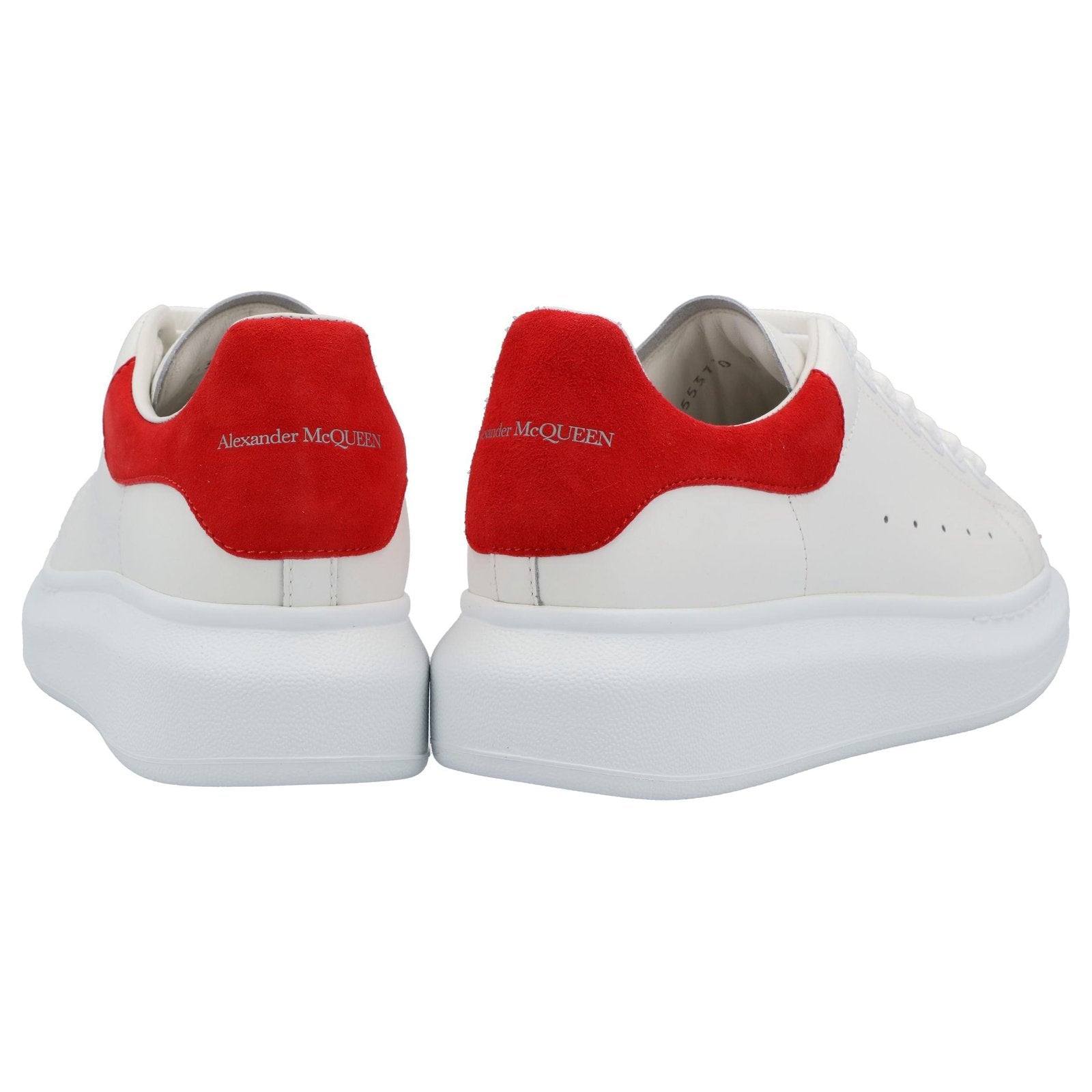 ALEXANDER MCQUEEN CALFSKIN LEATHER OVERSIZED SNEAKERS