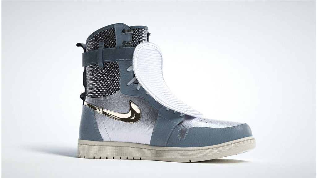 THE SHOE SURGEON X ANTHONY DAVIS X RUFFLES X JORDAN 1 ARMORED RIDGETOP SNEAKERS