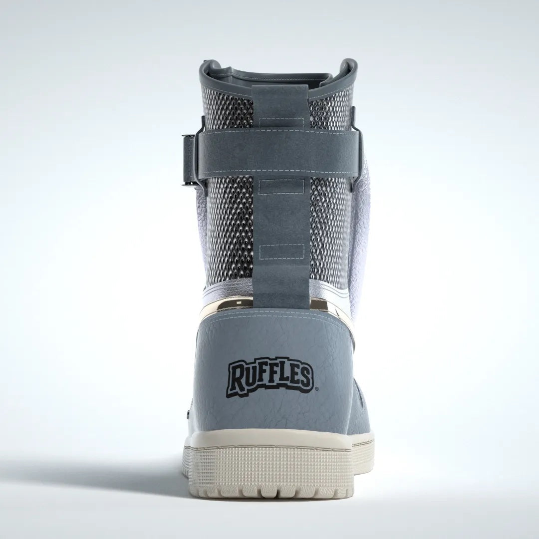 THE SHOE SURGEON X ANTHONY DAVIS X RUFFLES X JORDAN 1 ARMORED RIDGETOP SNEAKERS