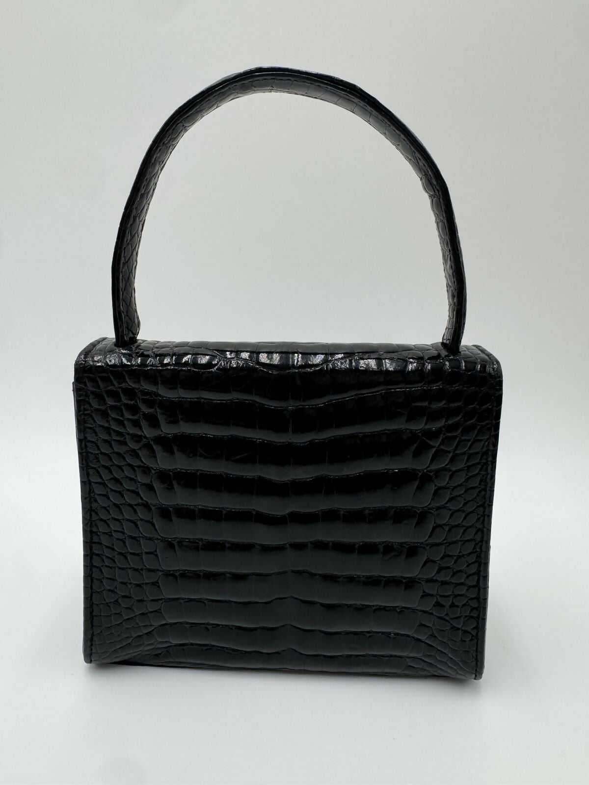 Chanel Vintage Exotic Crocodile Top Handle Bag