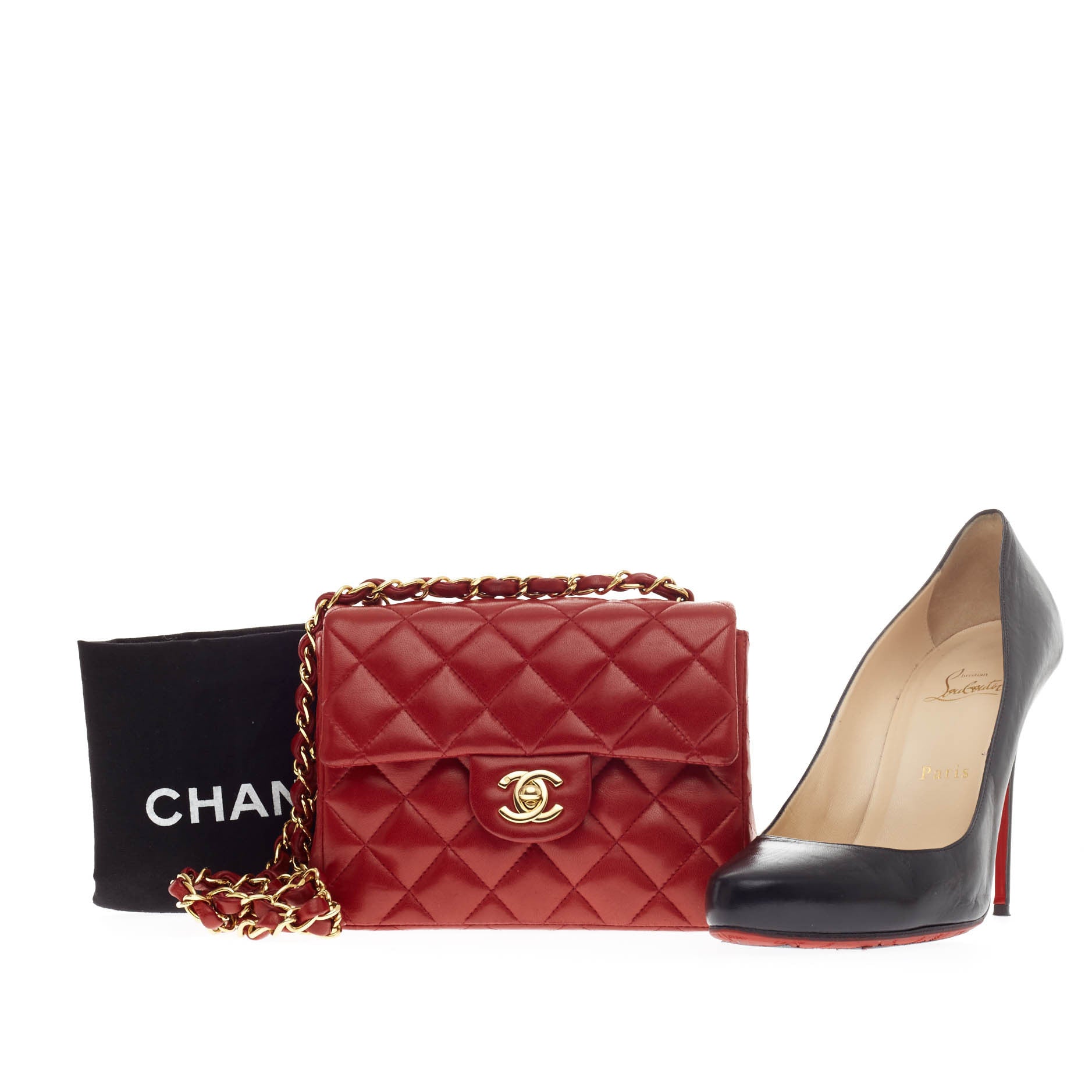 Classic Single Flap Bag Lambskin Mini