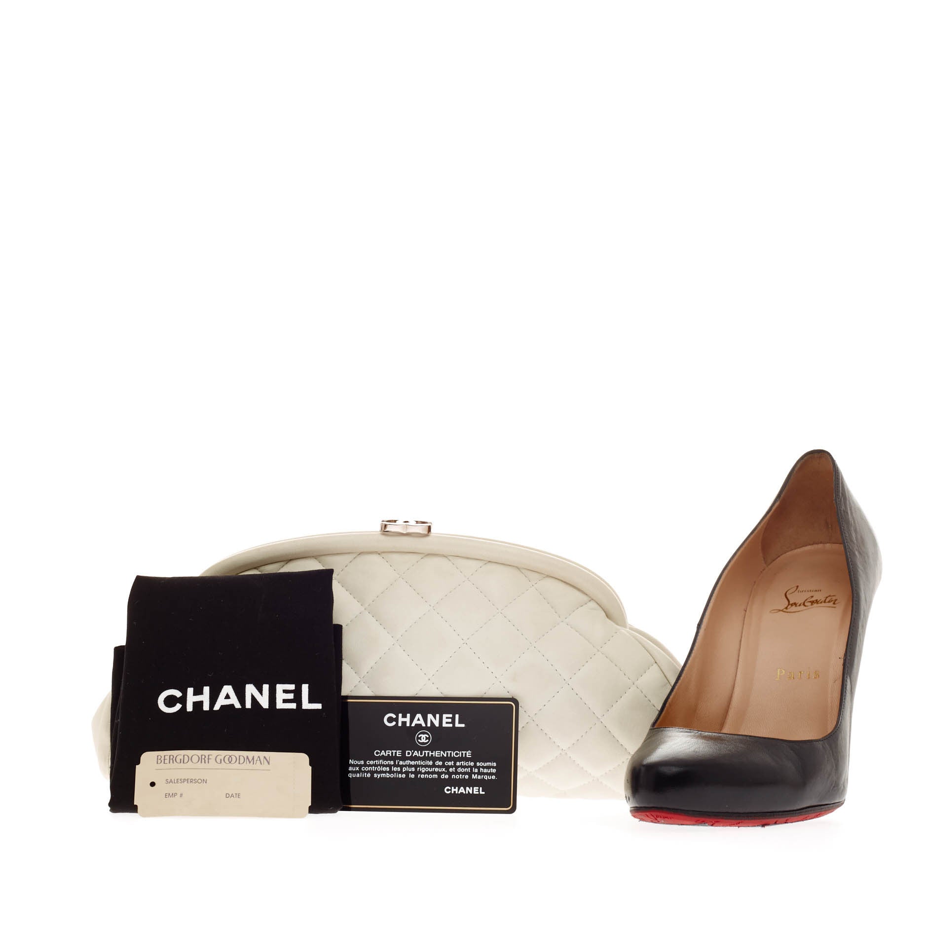 Timeless Clutch Quilted Lambskin