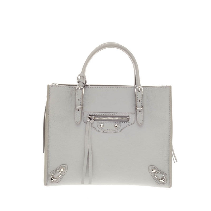 Papier A4 Zip Around Classic Studs Handbag Leather Mini