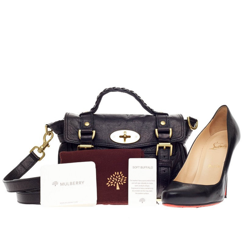 Alexa Handbag Polished Buffalo Mini