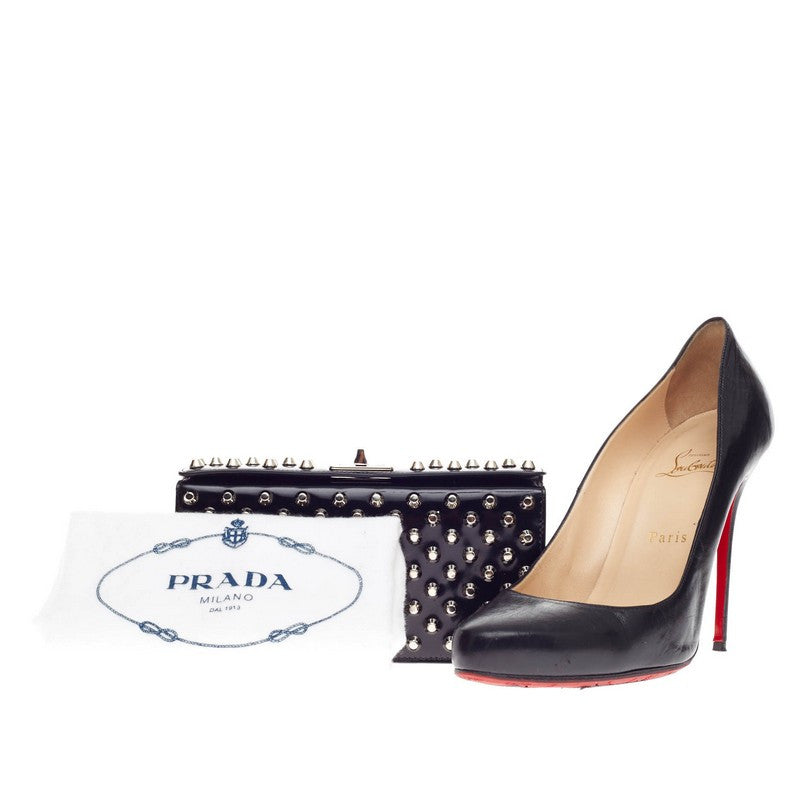 Studded Turn Lock Clutch Patent Small