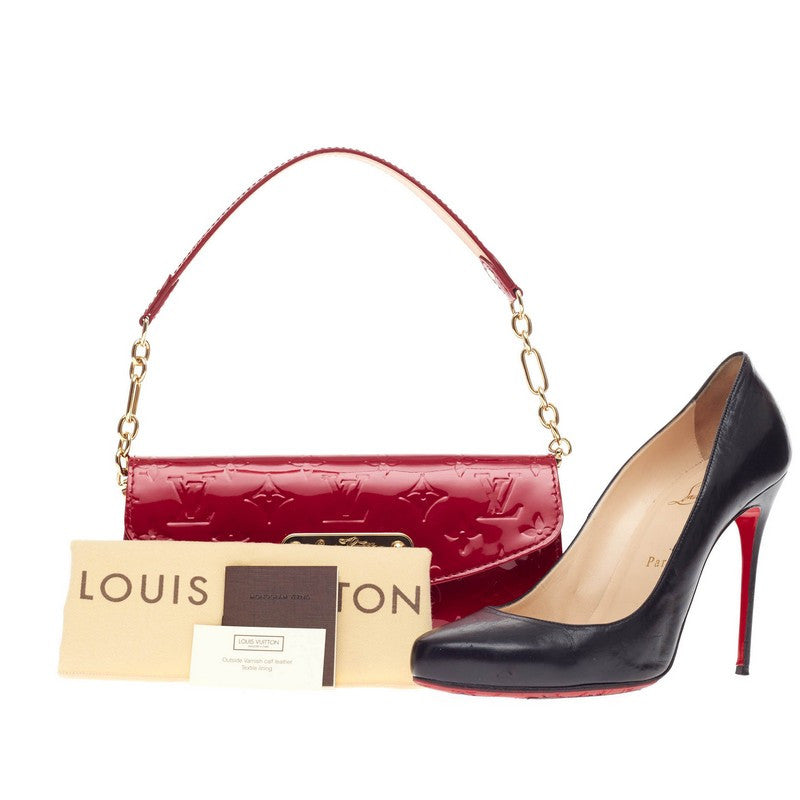 Sunset Boulevard Clutch Monogram Vernis