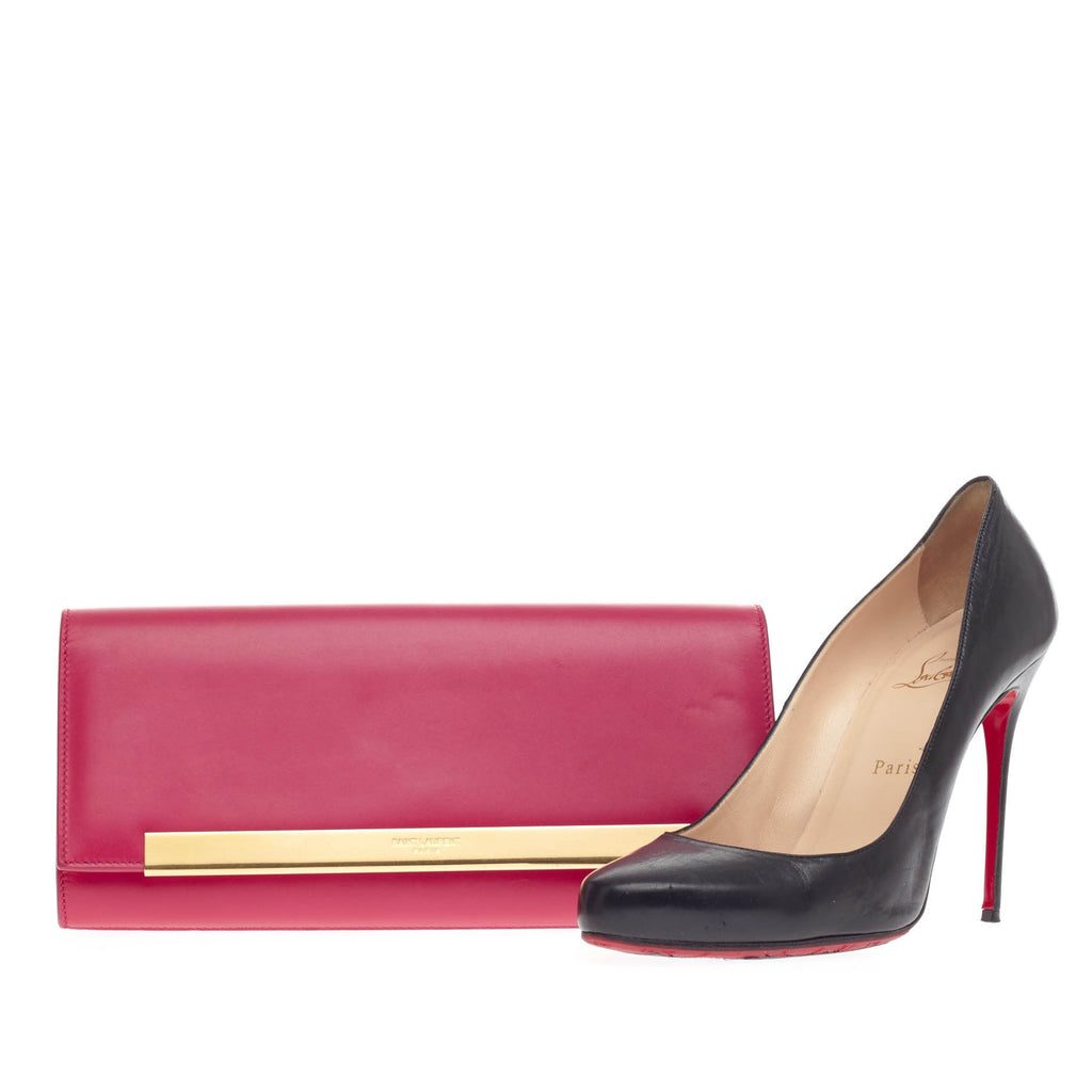 Lutetia Flap Clutch Leather