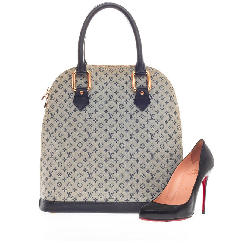 Alma Handbag Mini Lin Haut
